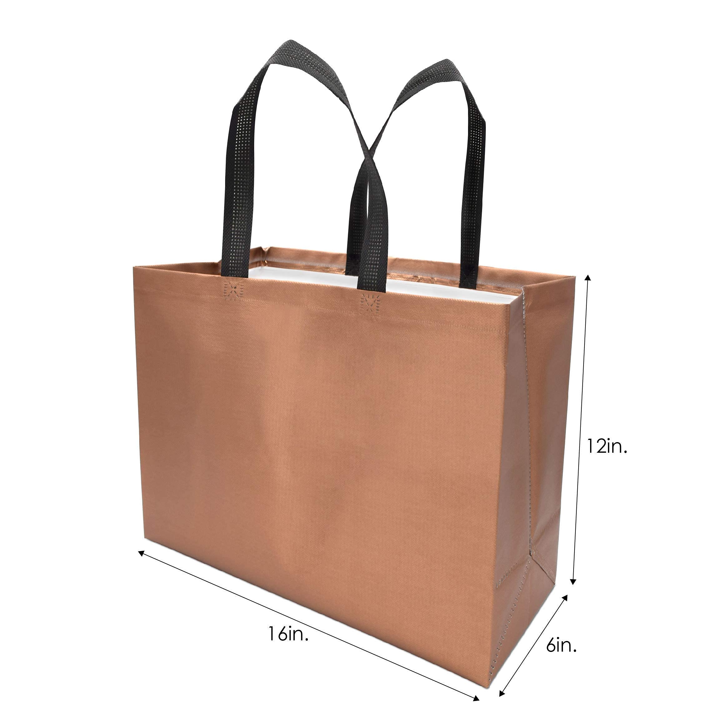 OccasionALL Reusable Snakeskin & Smooth Metallic Gift Bags  - Good