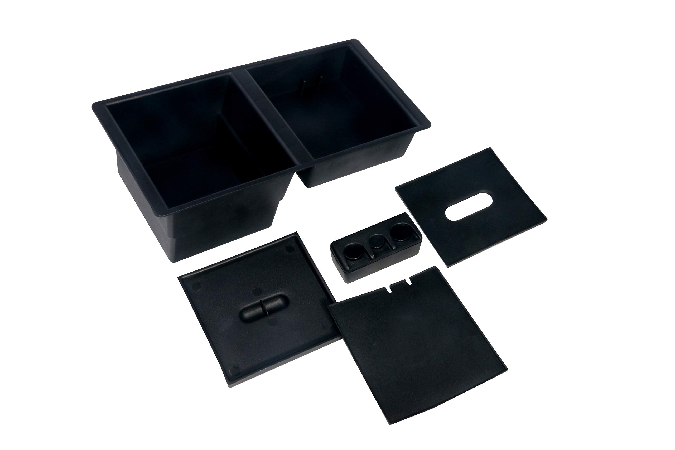 AA Ignition Center Console Organizer Tray - Replaces Part 22817343 - Compatible with Chevy, GMC Vehicles - 2014-2019 Silverado 1500, 2500 HD, Suburban, 3500 HD, Tahoe, Sierra, 2500, Yukon, XL  - Very Good