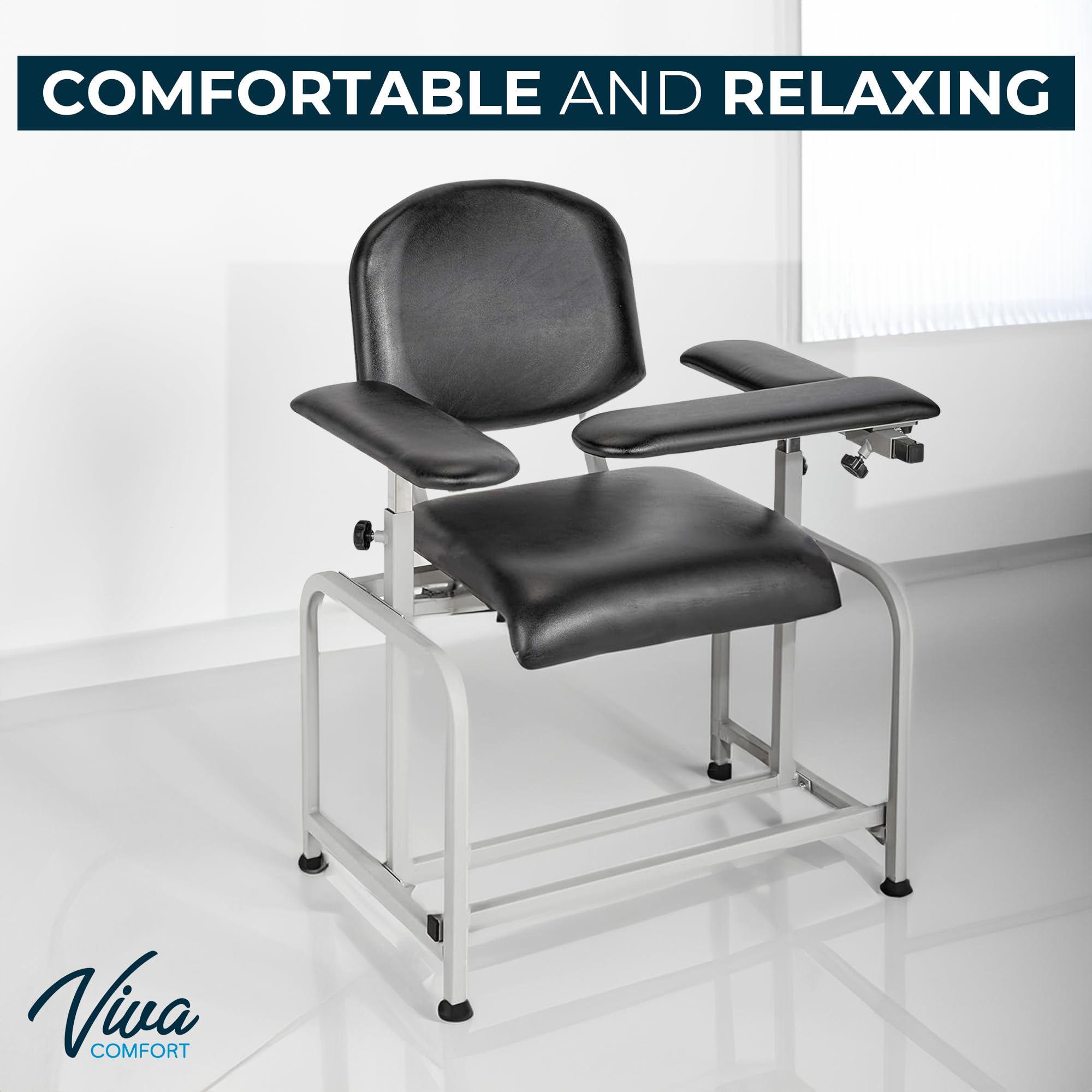 Black Phlebotomy Chair Variation  - Like New