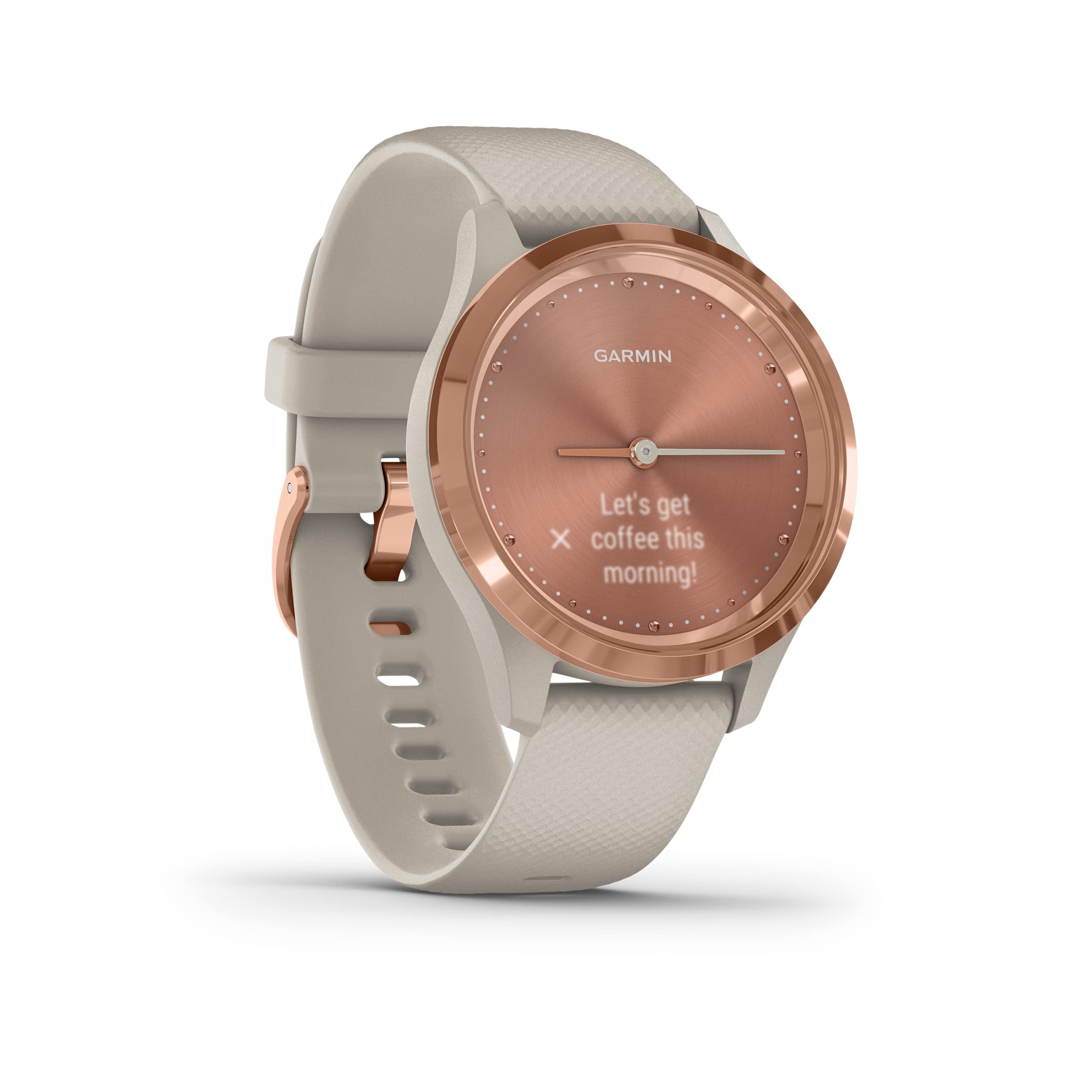 Garmin vivomove 3S Rose Gold Light Sand- Renewed  - Like New