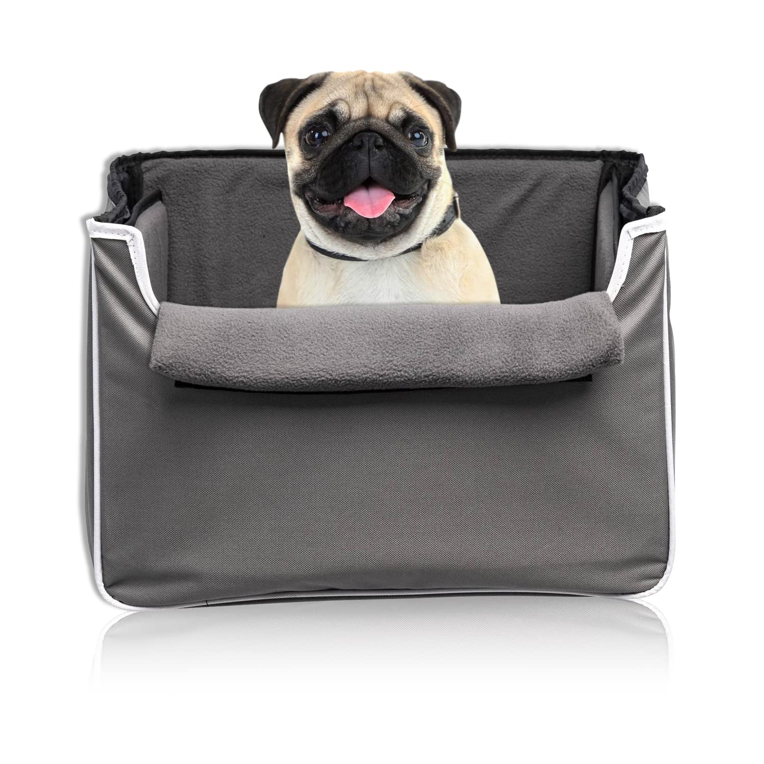 CO-PILOT Dog Car Seat, Foldable Dog Booster Seat for Small Dogs, Dog Car Harness  - Like New