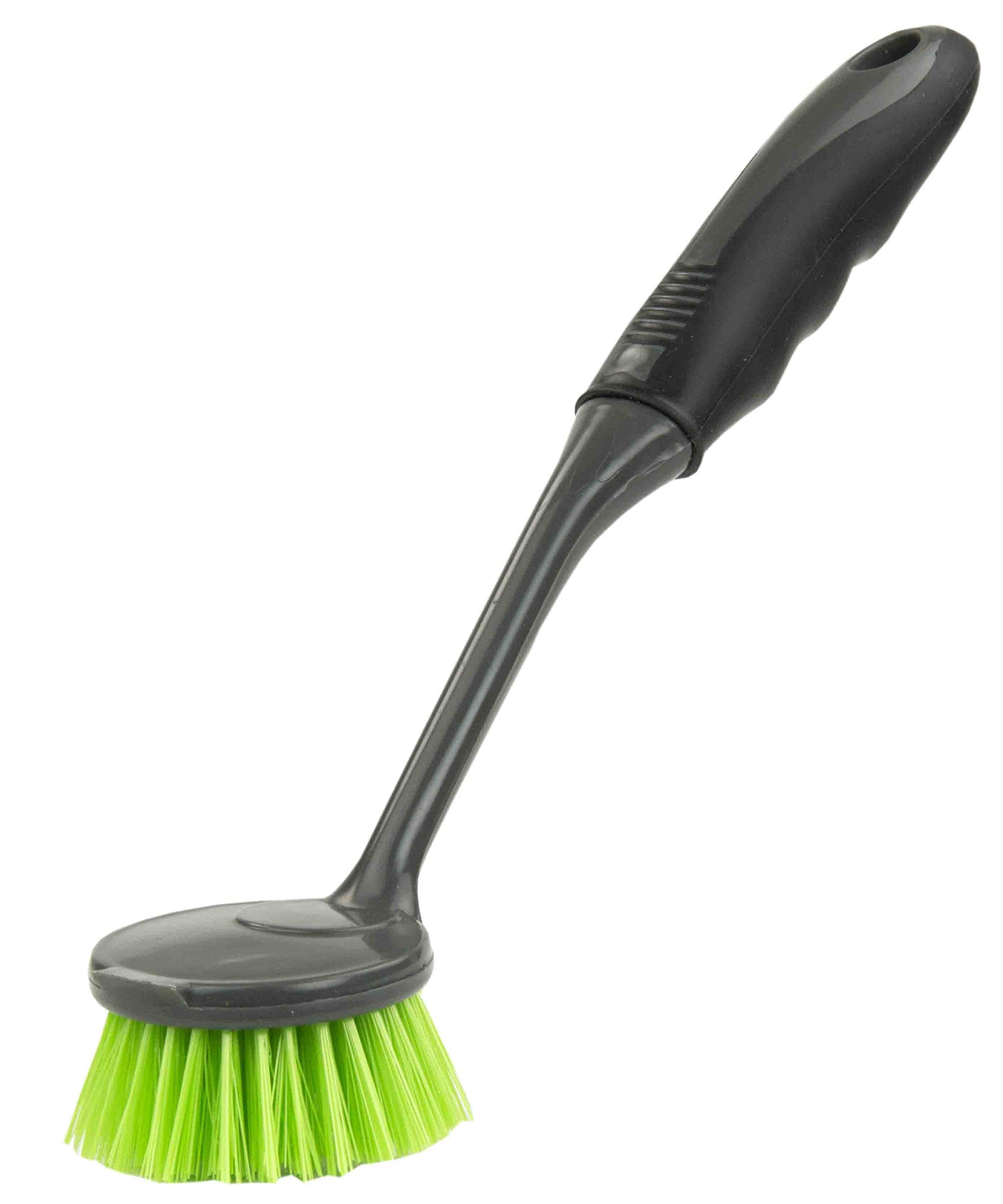 Home Basics Brilliant Collection Cleaning Brush, Grey  - Like New