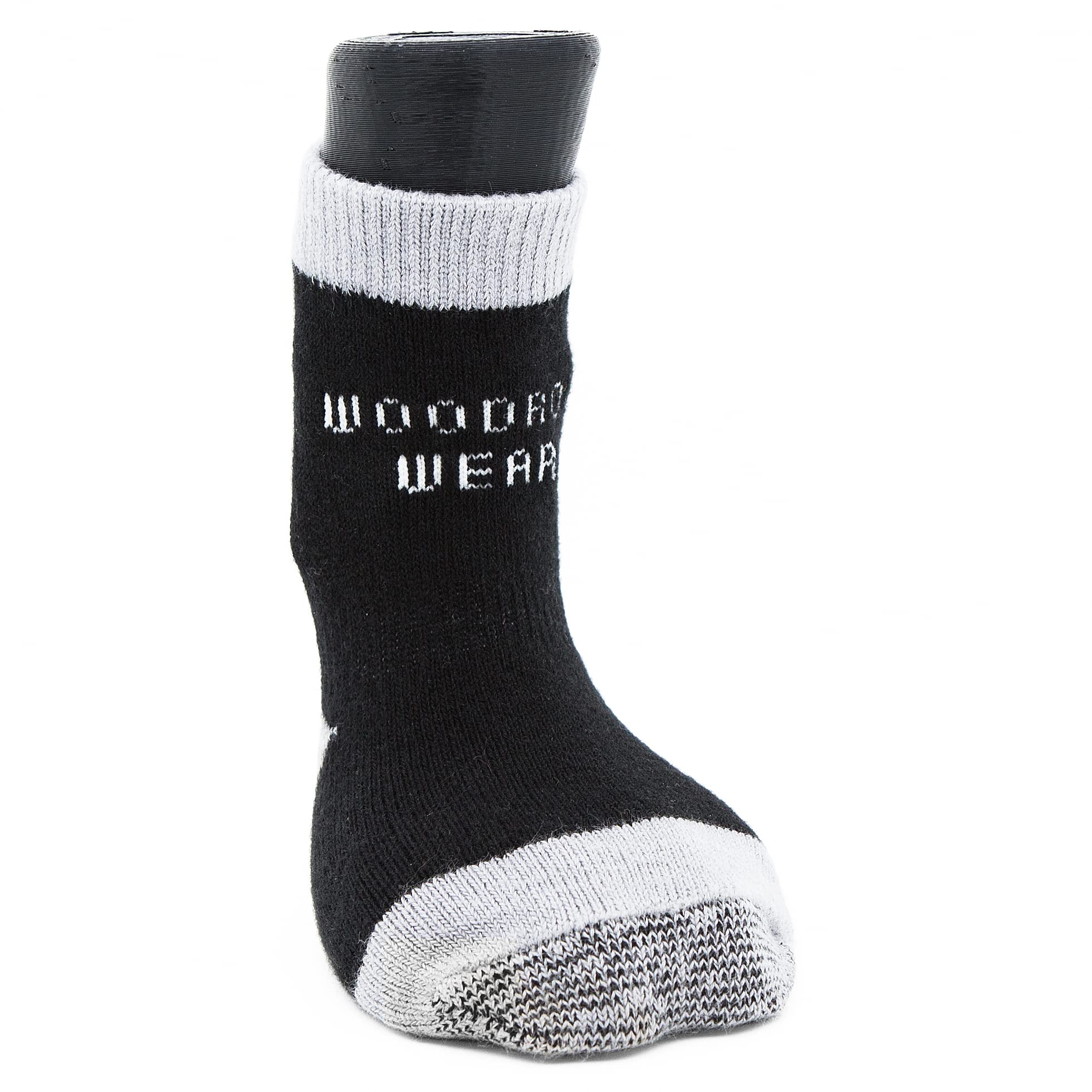 Woodrow Wear, Power Paws Advanced Dog Socks, Black Grey  - Like New