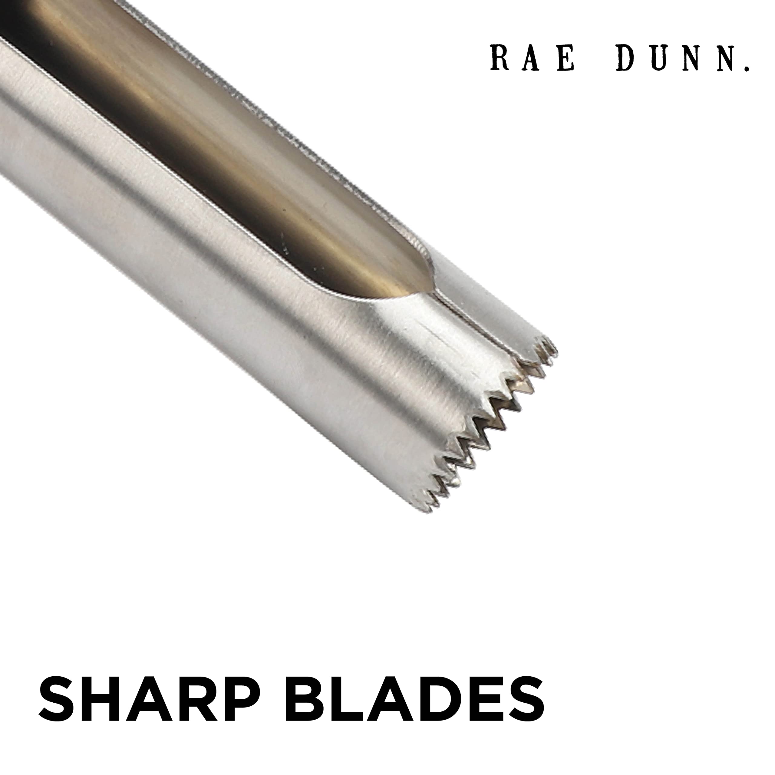 Rae Dunn Apple Corer Tool - Easy to Use Stainless Steel Apple Core Remover with Comfortable Handle - Removes Core and Pits of Apples, Pears, Peppers and More  - Like New