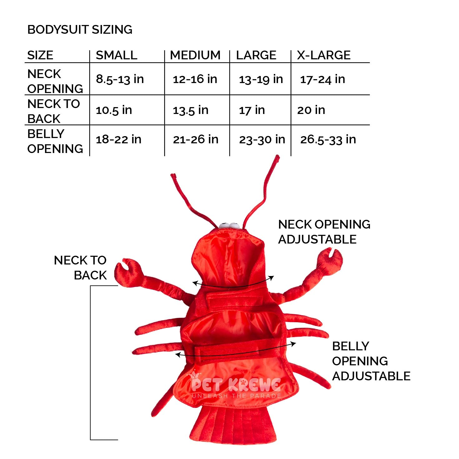 Pet Krewe Dog Lobster Costume | Fish Pet Costume for Dogs 1st Birthday, National Cat Day & Celebrations | Halloween Outfit for Small, Medium, Large & XL Cats & Dogs  - Like New