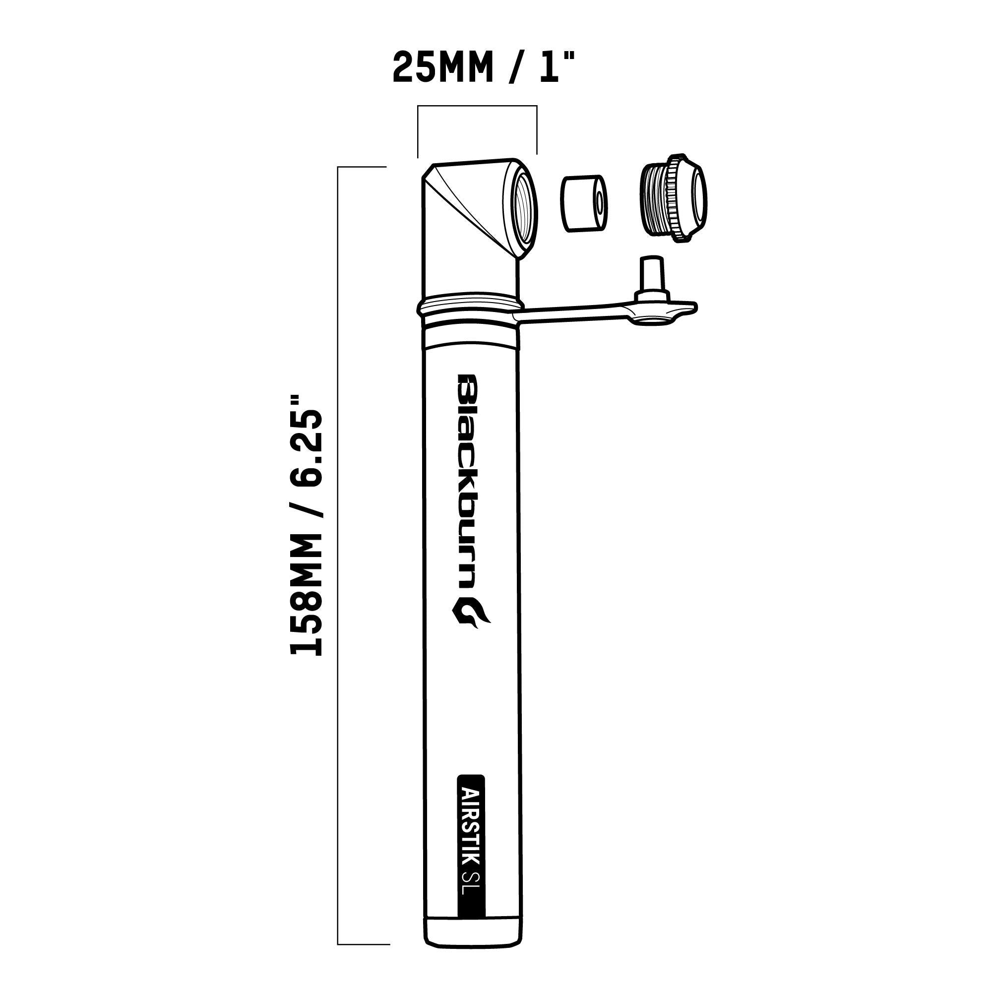 Blackburn Airstik SL Bike Mini-Pump