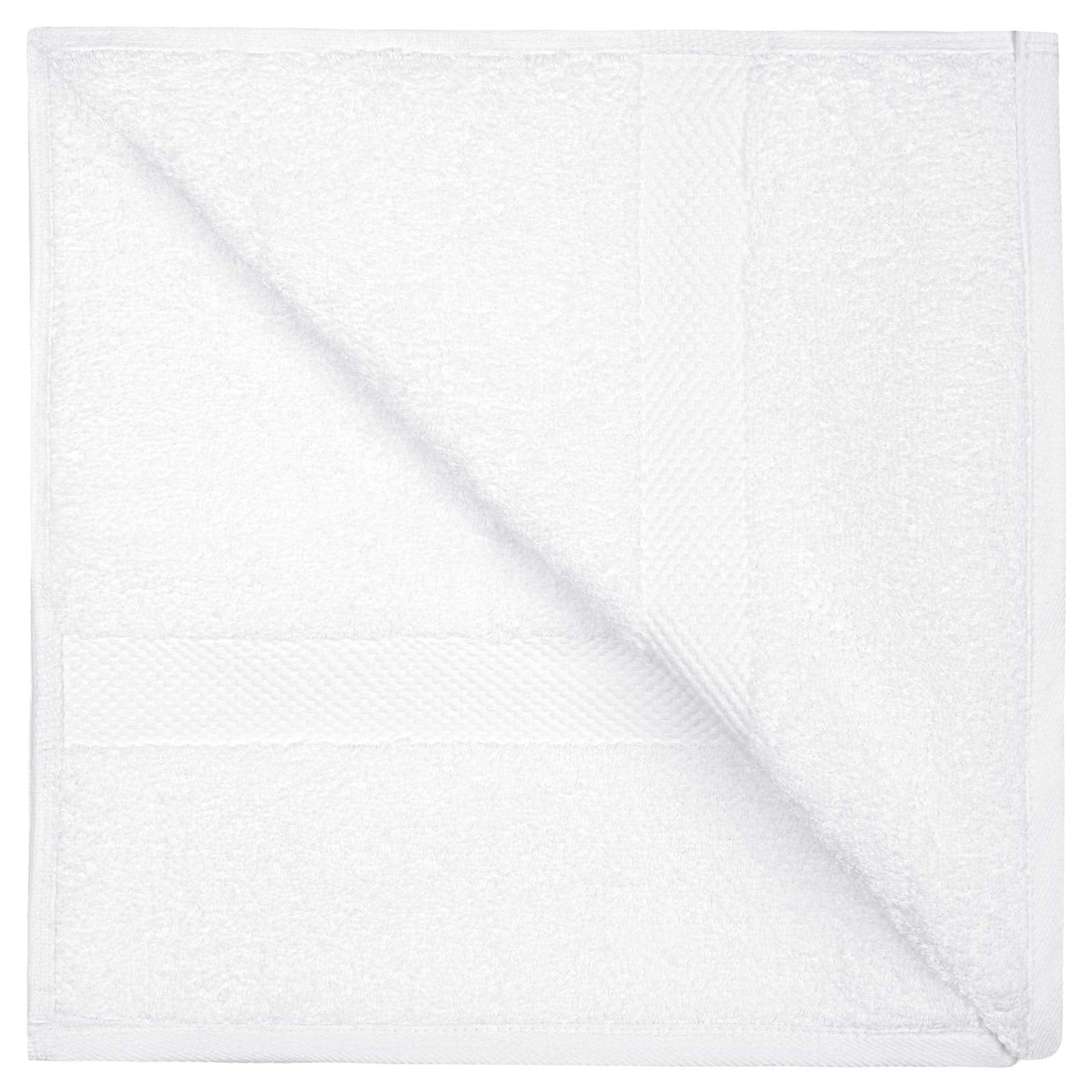 White Classic Luxury Grey White Bath Towel Set - Combed Cotton Hotel Quality Absorbent 8 Piece Towels | 2 Bath Towels | 2 Hand Towels | 4 Washcloths [Worth $72.95] 8 Pack | Grey White  - Collectible Very Good