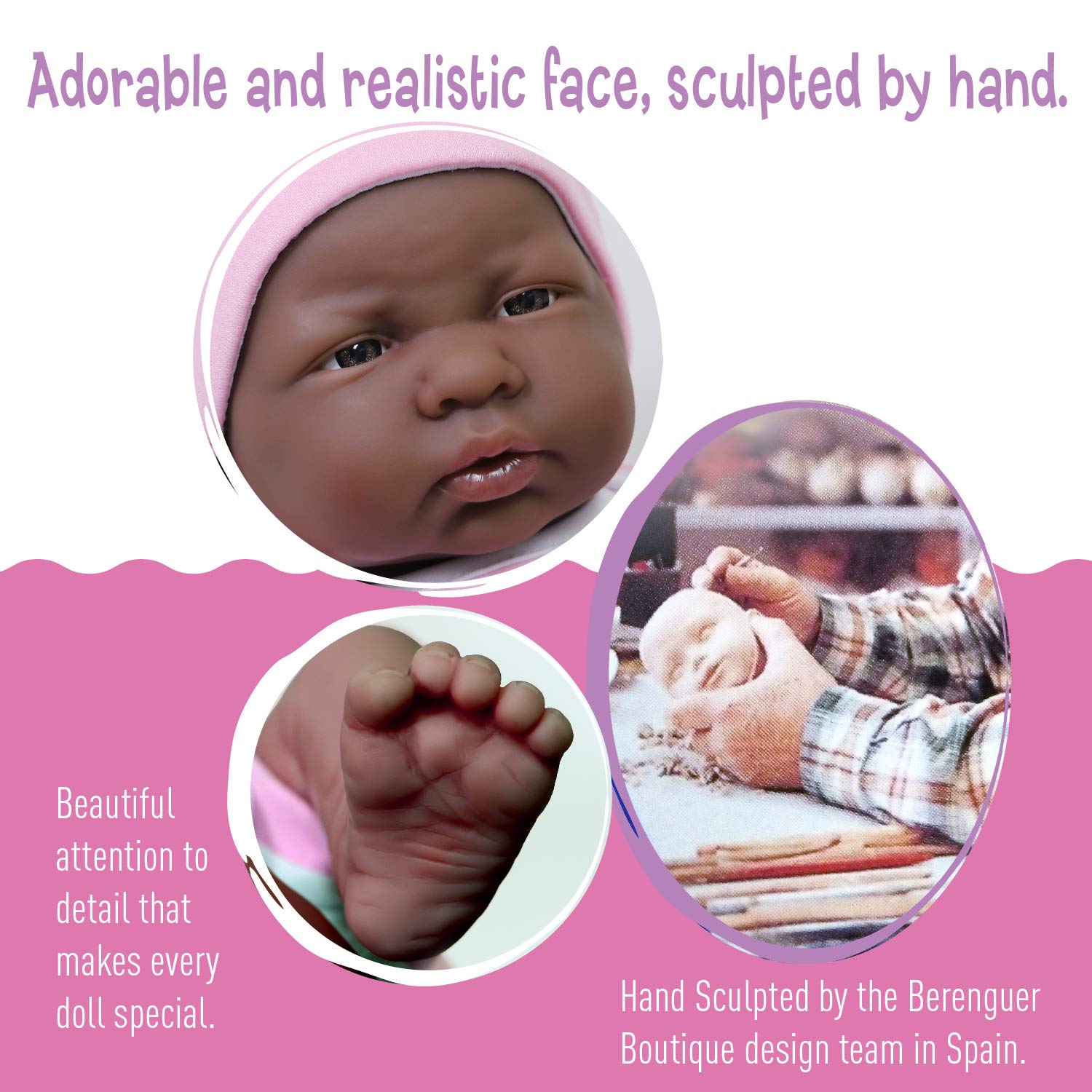 15.5" Deluxe Realistic Baby Doll