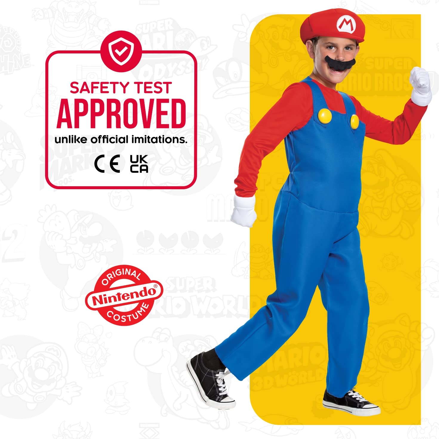 Mario Deluxe Child Boy Costume