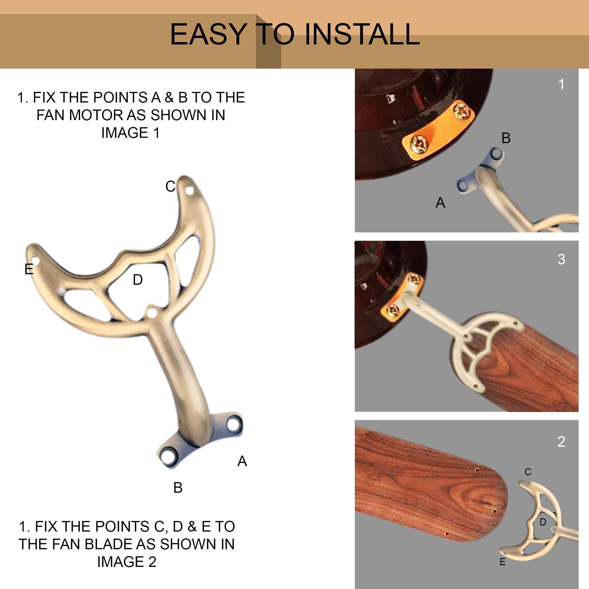 Ciata Replacement Fan Blade Arms  - Very Good