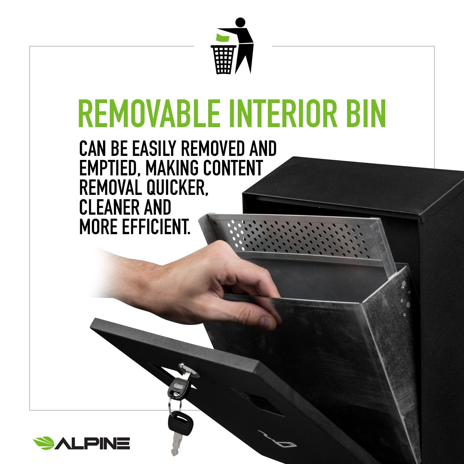 Alpine Industries Cigarette Receptacle  - Like New