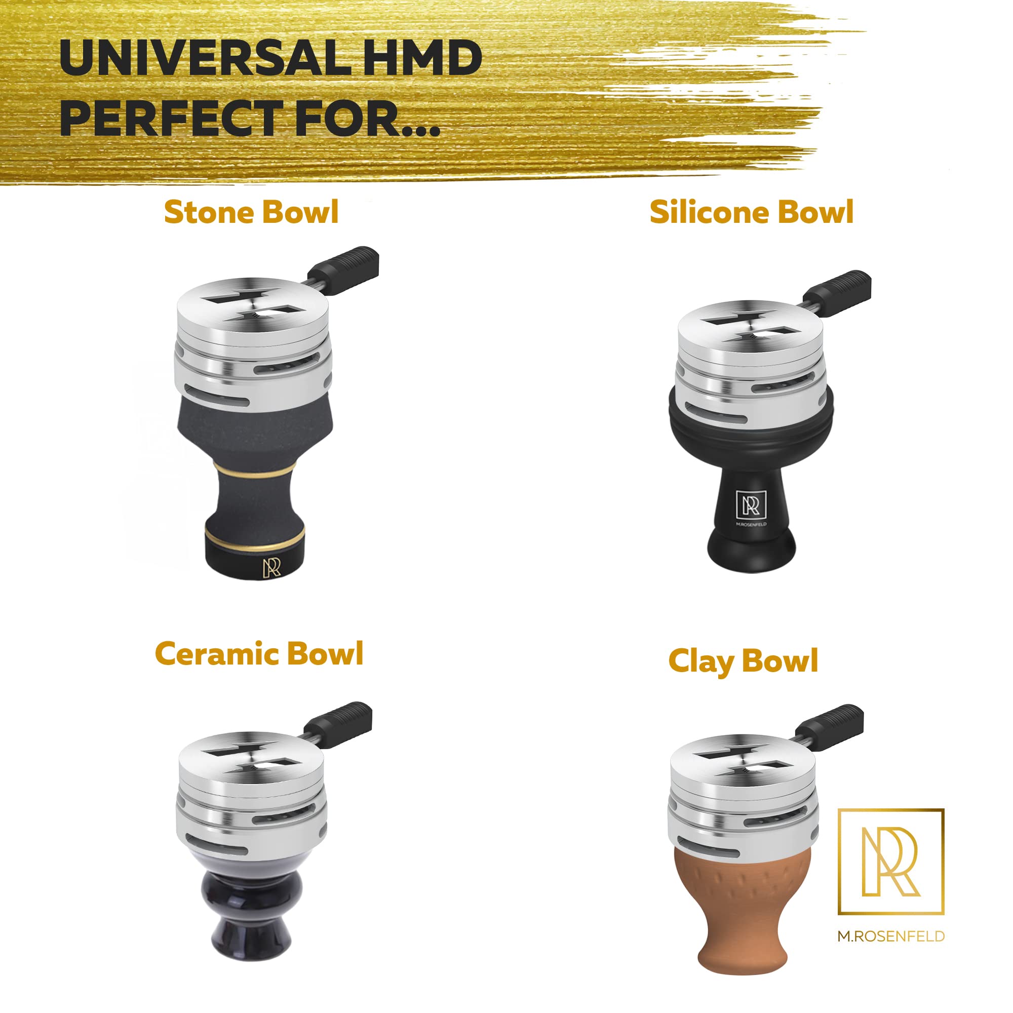 Hookah Bowl Set Premium Stone Black Bowl  - Like New