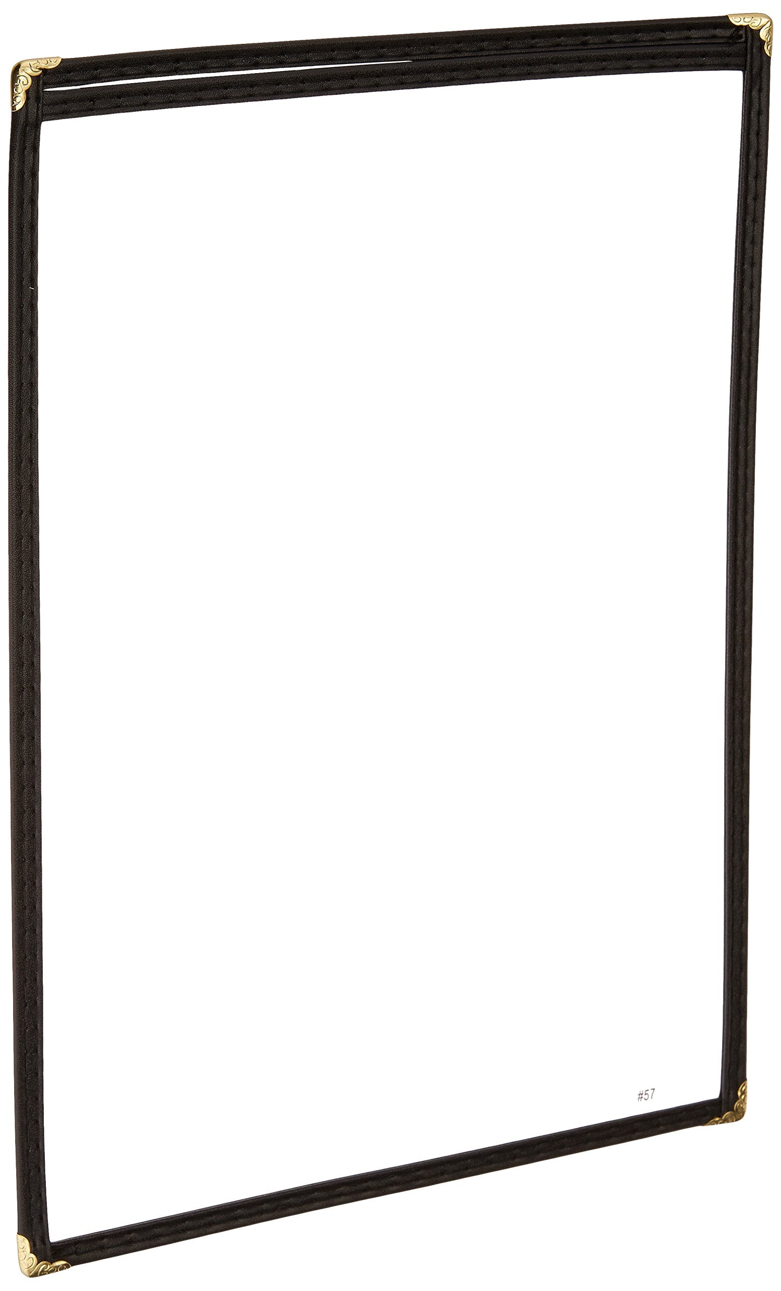 Winco Single Menu Cover, 14 by 8.5-Inch, Black  - Like New