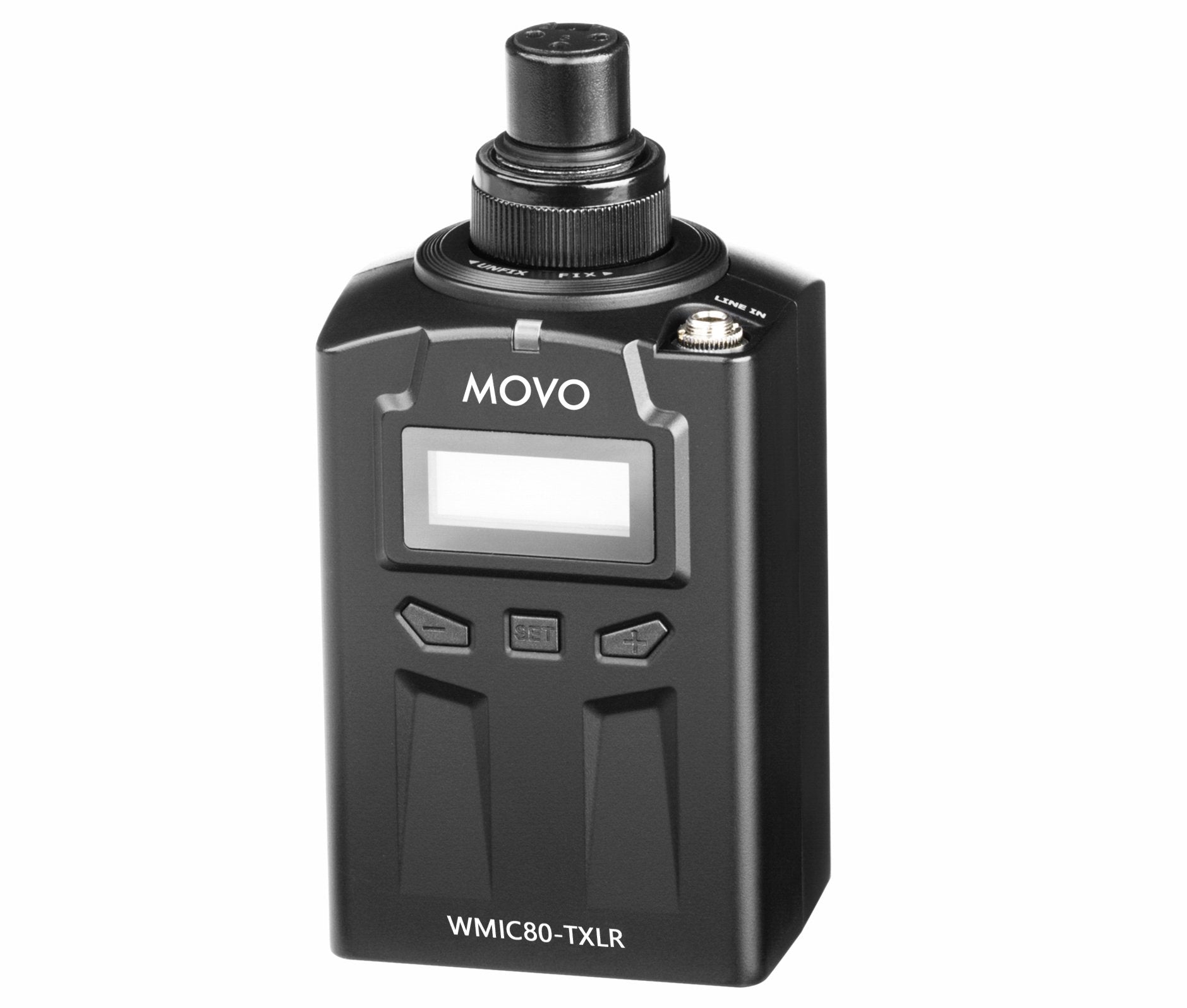 Movo WXLR8 48-Channel UHF Wireless XLR Plug-in Microphone Transmitter for The WMIC80 Wireless System  - Very Good