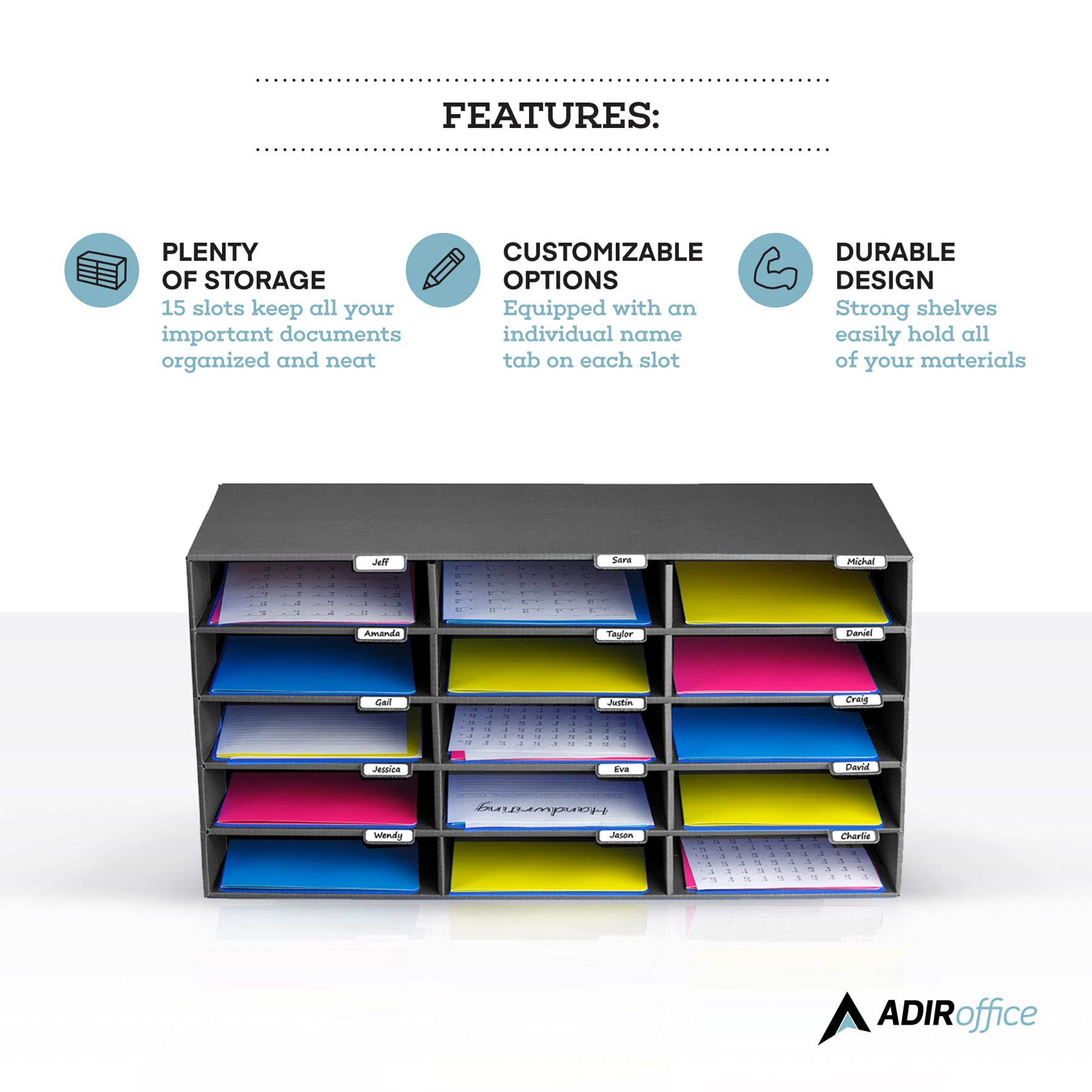 AdirOffice Cardboard Organizer  - Like New