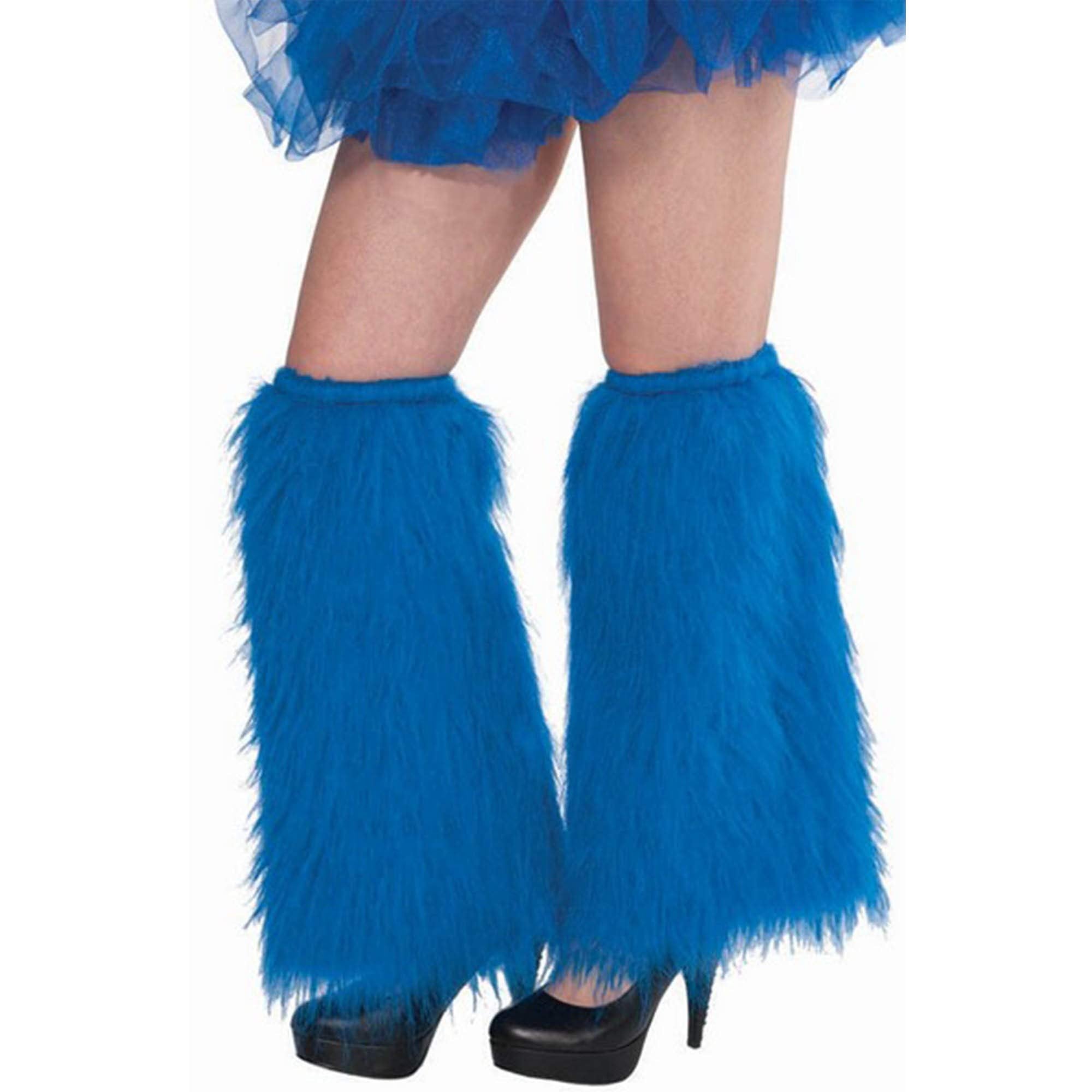 Amscan Furry Plush Adult Costume Leg Warmers, 1 Pair