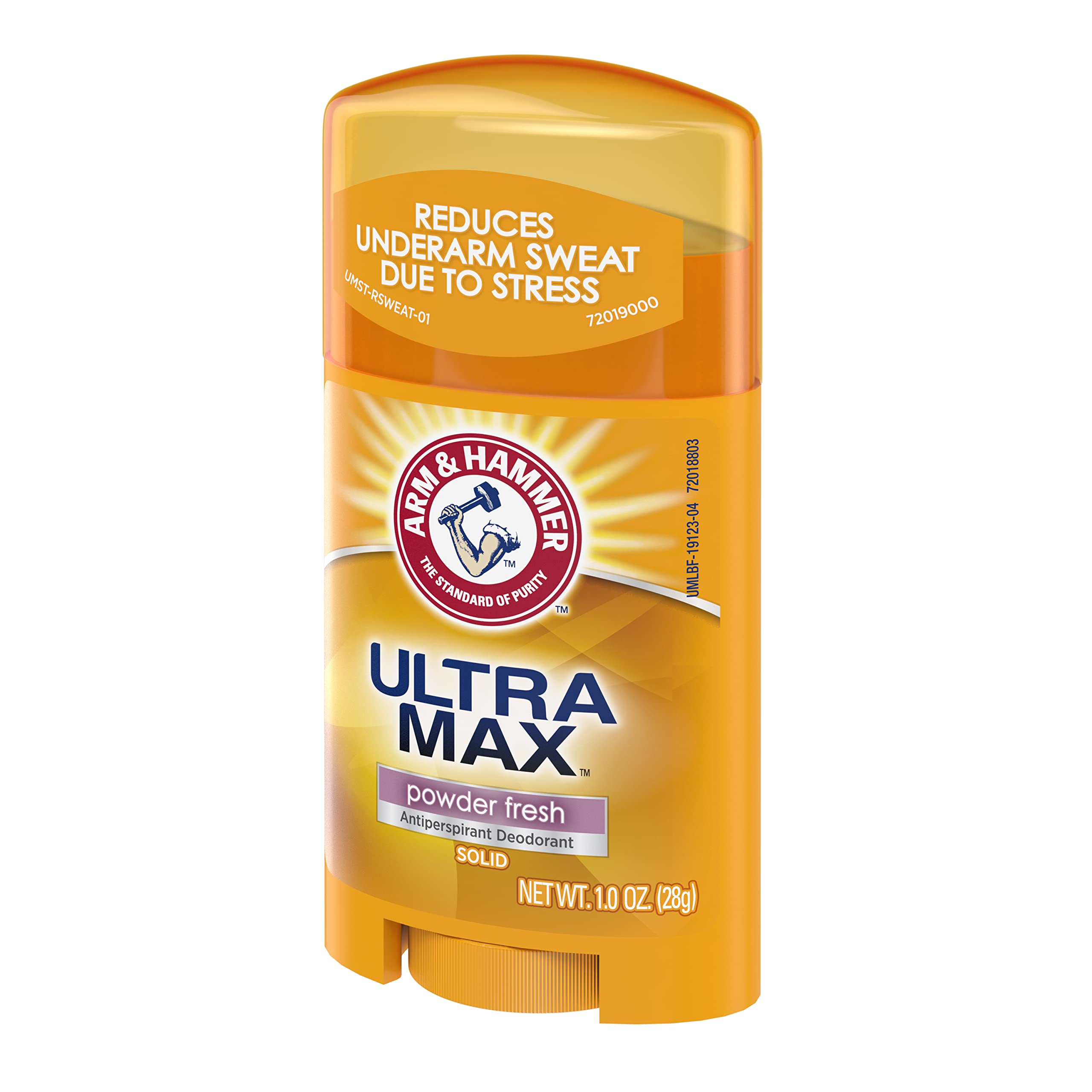 Arm & Hammer Ultra Max Deodorant Powder Fresh, Solid, 1 Oz