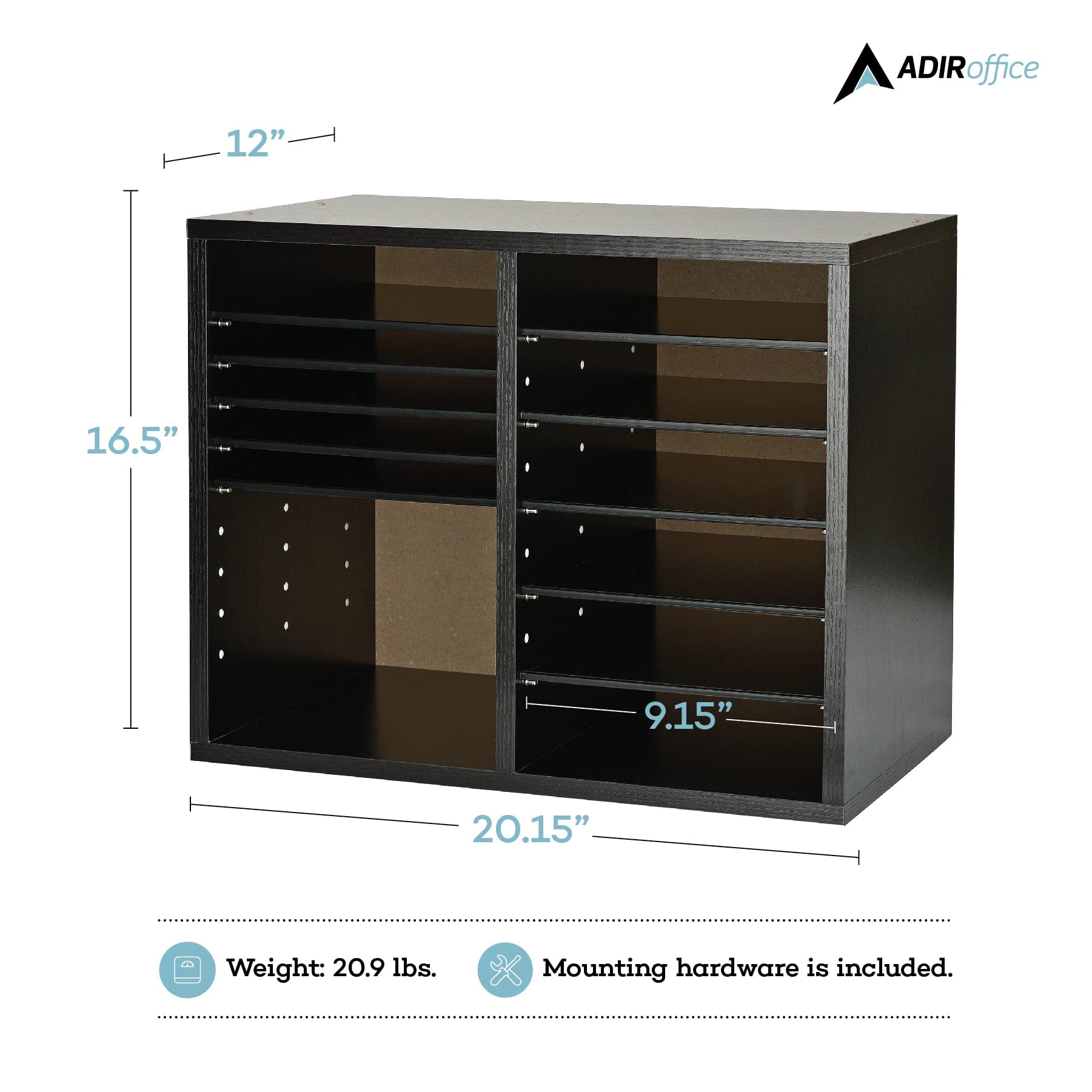AdirOffice Adjustable Organizer  - Like New