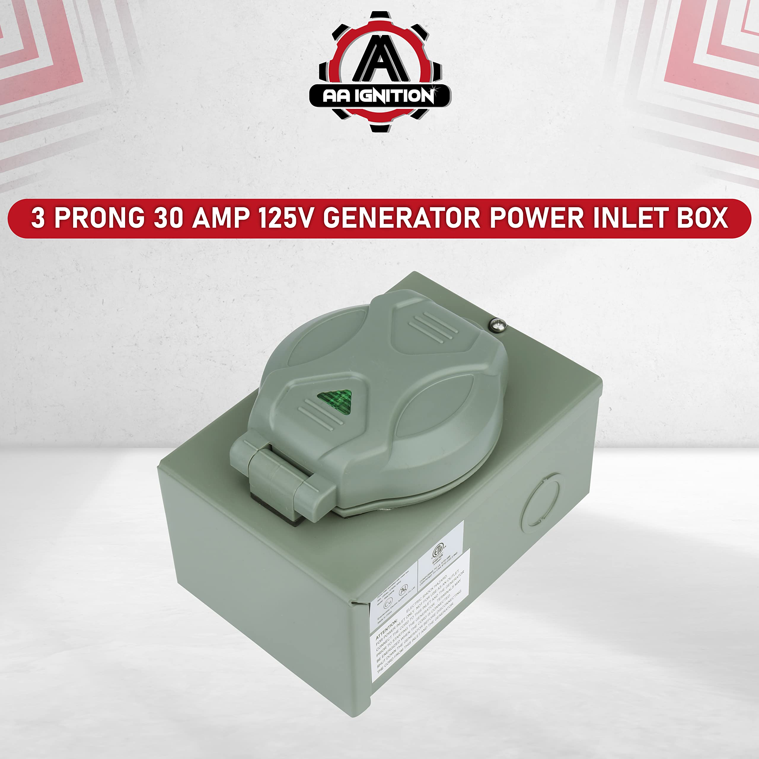 Generator Power Inlet Box - P  - Like New