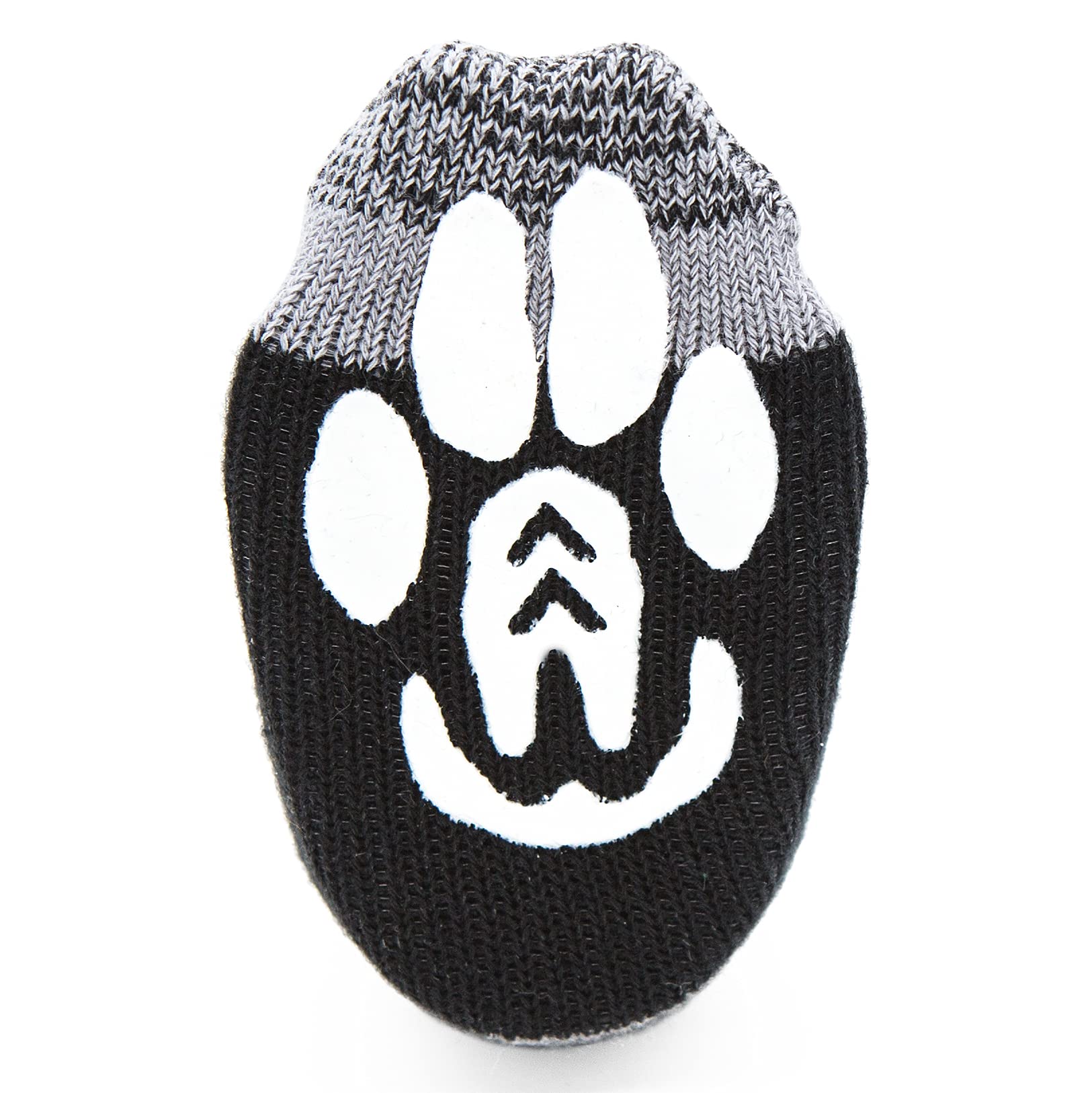 Woodrow Wear, Power Paws Greyhound Edition Advanced Dog Socks, Black Grey