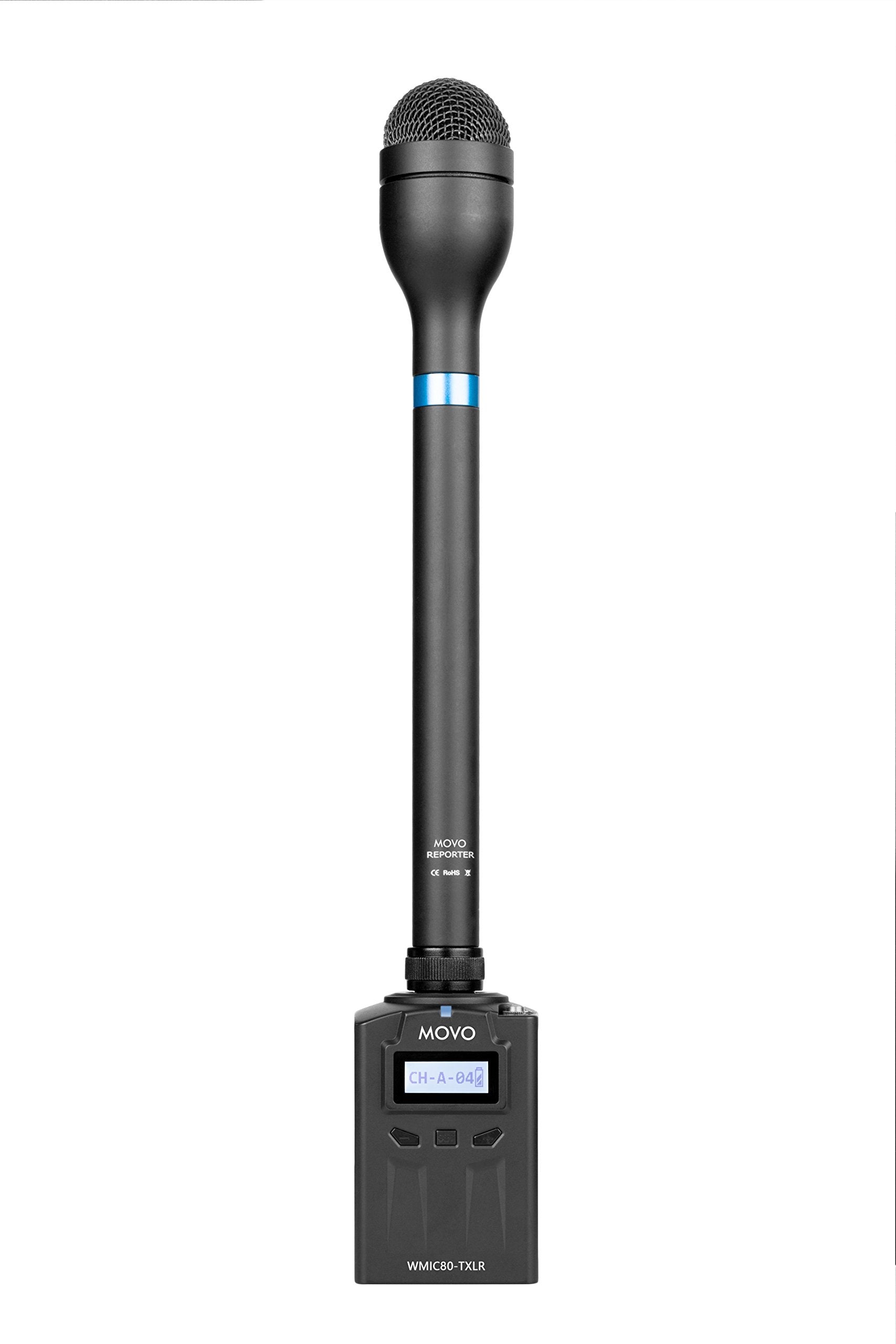 Movo WXLR8 48-Channel UHF Wireless XLR Plug-in Microphone Transmitter for The WMIC80 Wireless System  - Like New