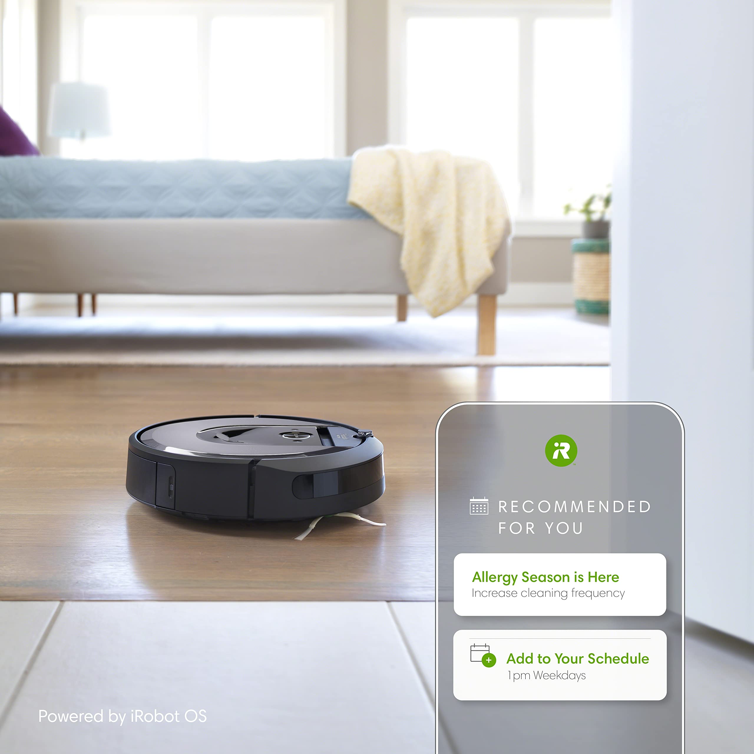 iRobot Roomba i6+ (6550) Robot Vacuum with Automatic Dirt Disposal-Empties Itself for up to 60 Days, Wi-Fi Connected, Works with Alexa, Carpets, Smart Mapping Upgrade - Clean & Schedule by Room