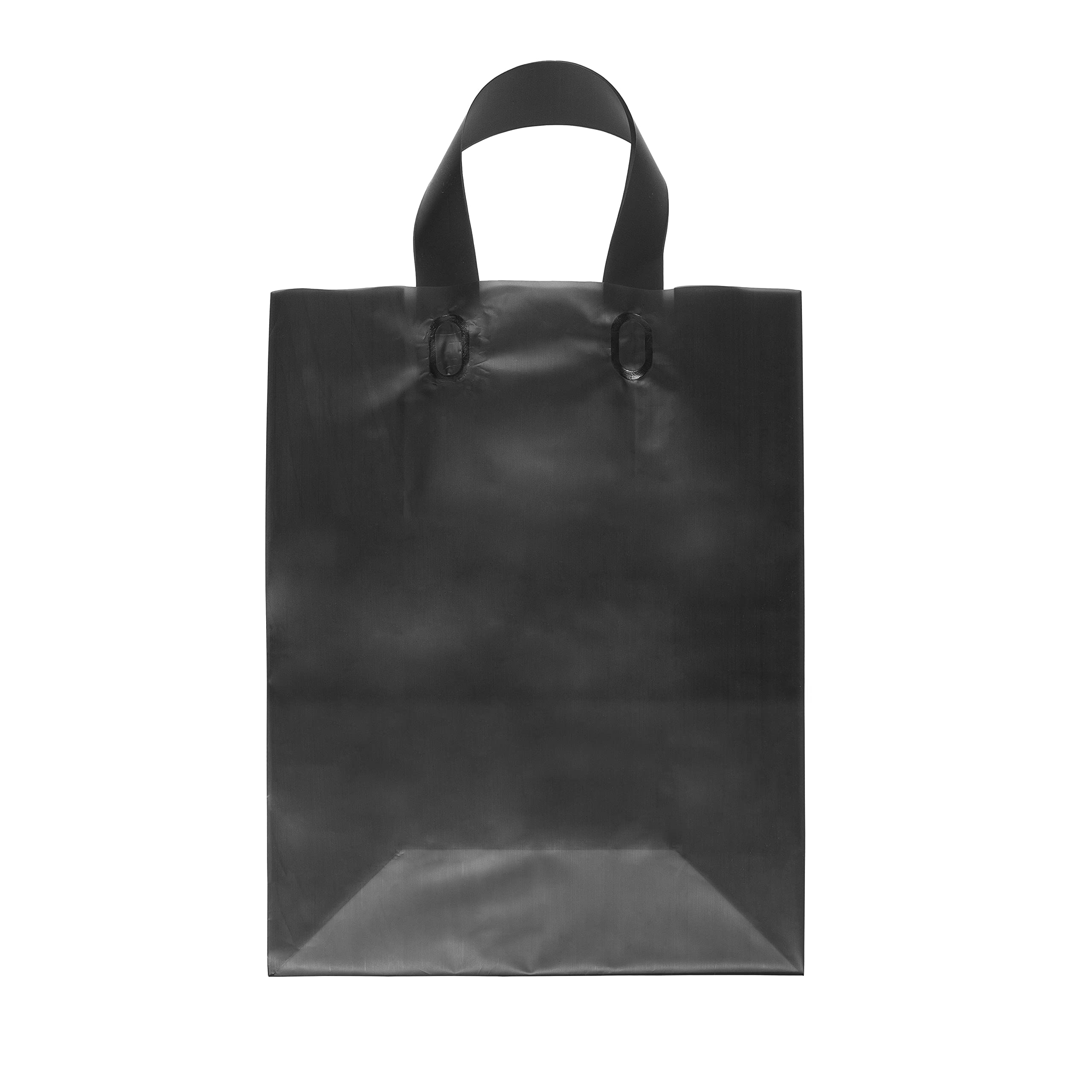 Prime Line Packaging PSB Frosted Black Shopping Merchandise Bags