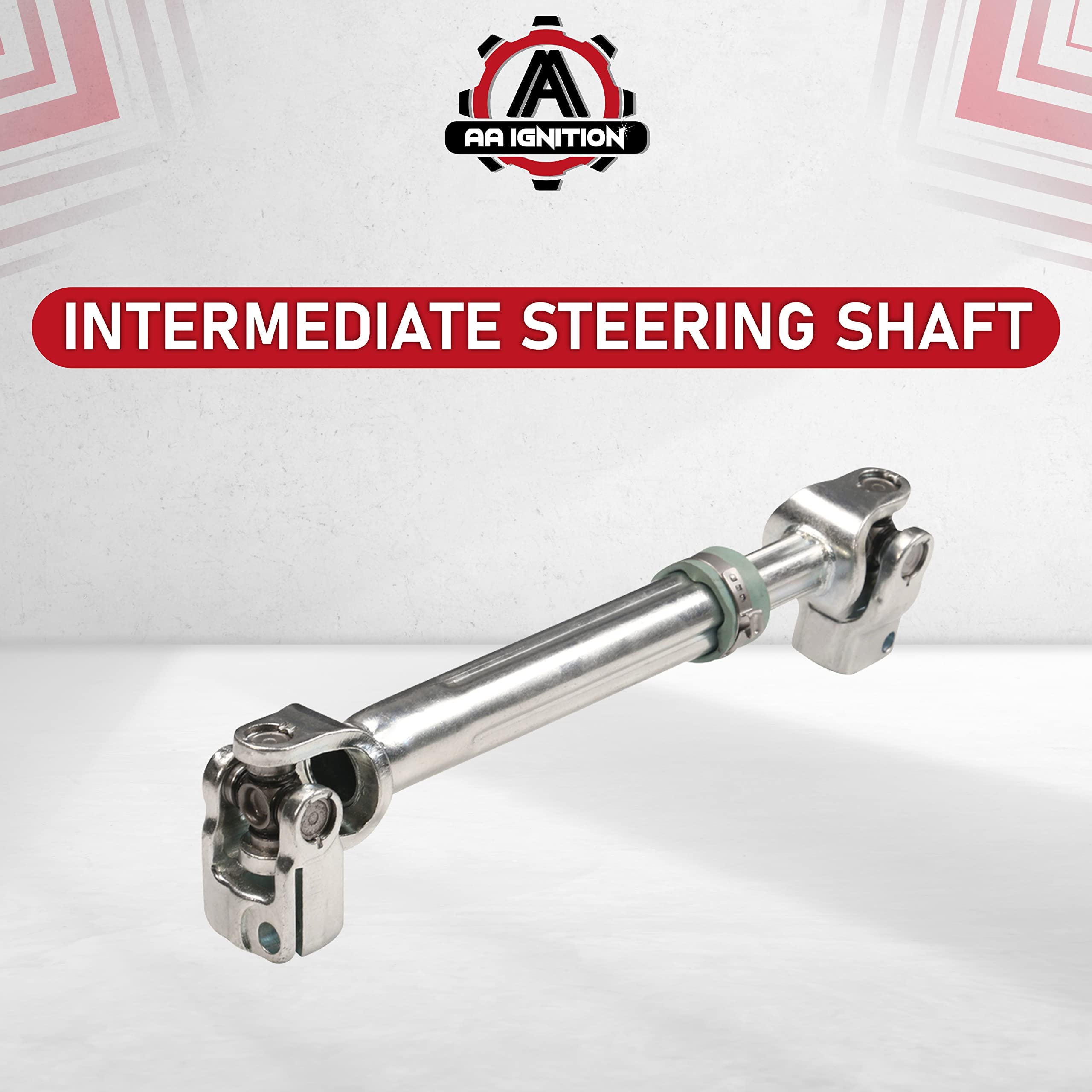 Intermediate Steering Shaft with U Joint Coupler - Replaces 8L1Z-3B676-A - Compatible with Lincoln Navigator and 2009-2014 Ford F150 and 2007-2014 Expedition  - Like New