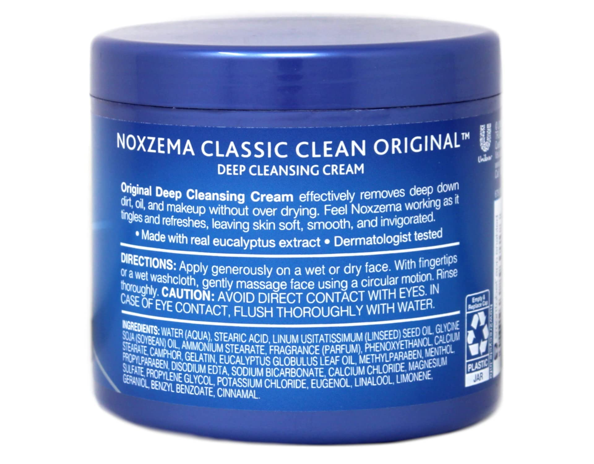 NOXZEMA Deep Cleansing Cream, 12 Ounce (Pack of 2)