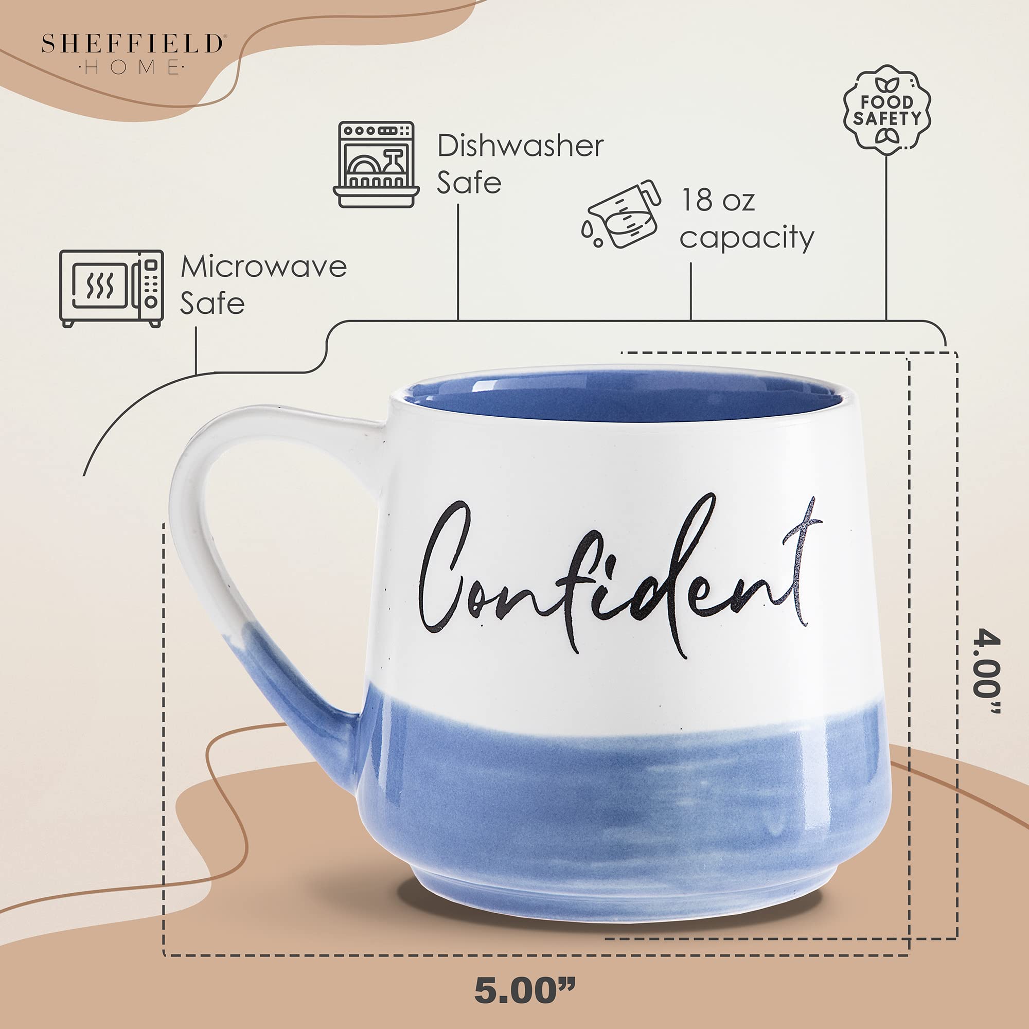 SHEFFIELD HOME Inspirational Mugs  - Like New