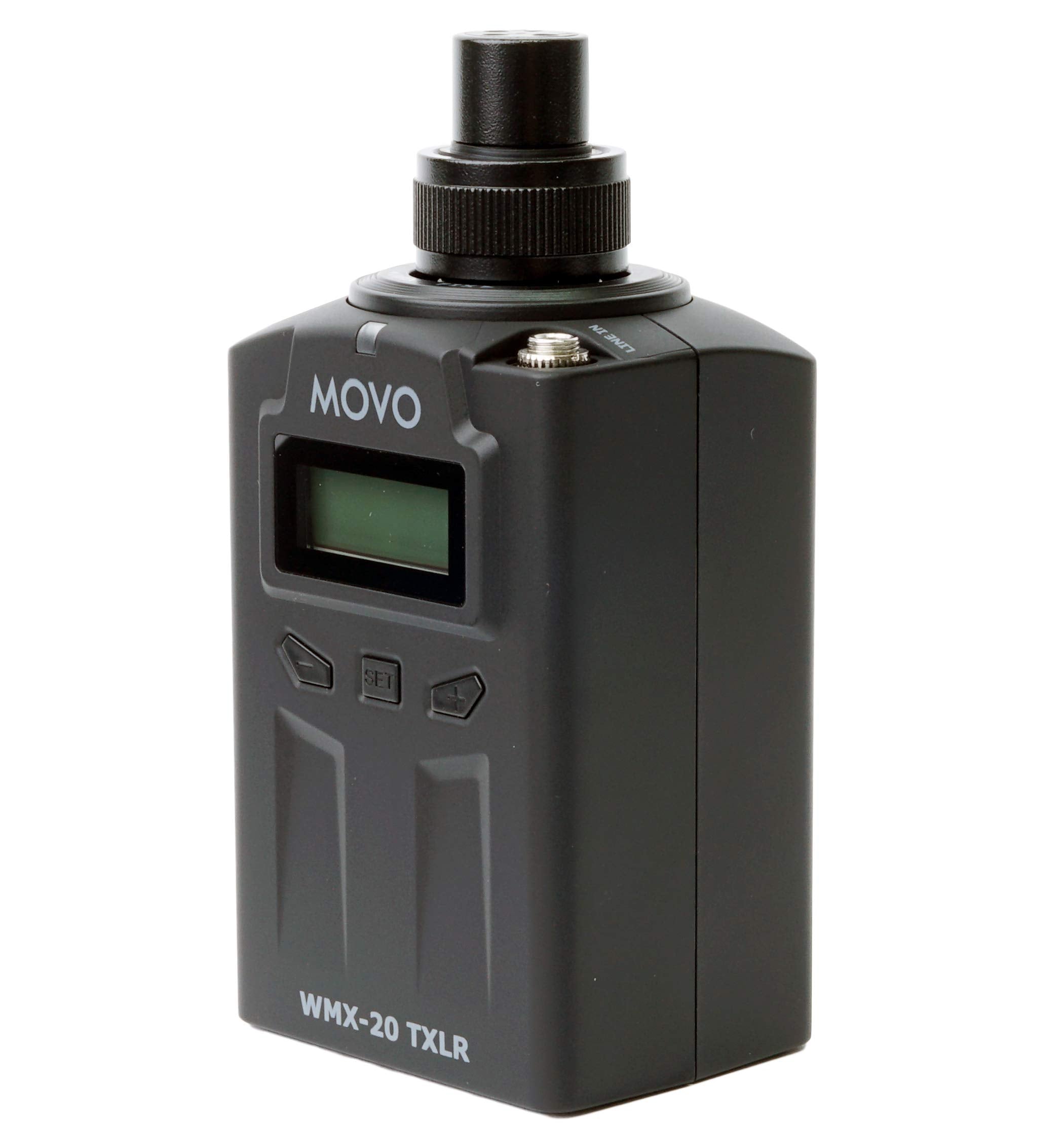 Movo WMX-20-TXLR 48-Channel Wireless Plug-on XLR Transmitter for The WMX-20 System (330' ft Audio Range)  - Very Good