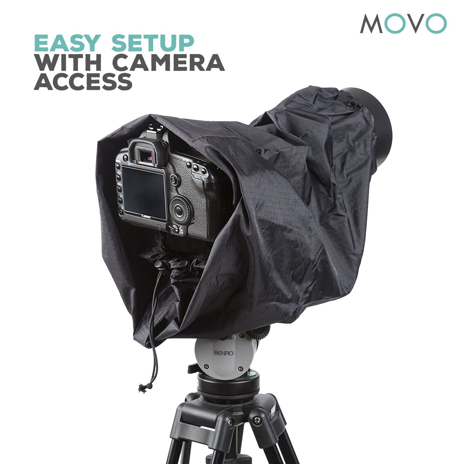 Movo CRC17 Storm Raincover Protector for DSLR Cameras, Lenses, Photographic Equipment (Small Size: 17 x 14.5)  - Like New