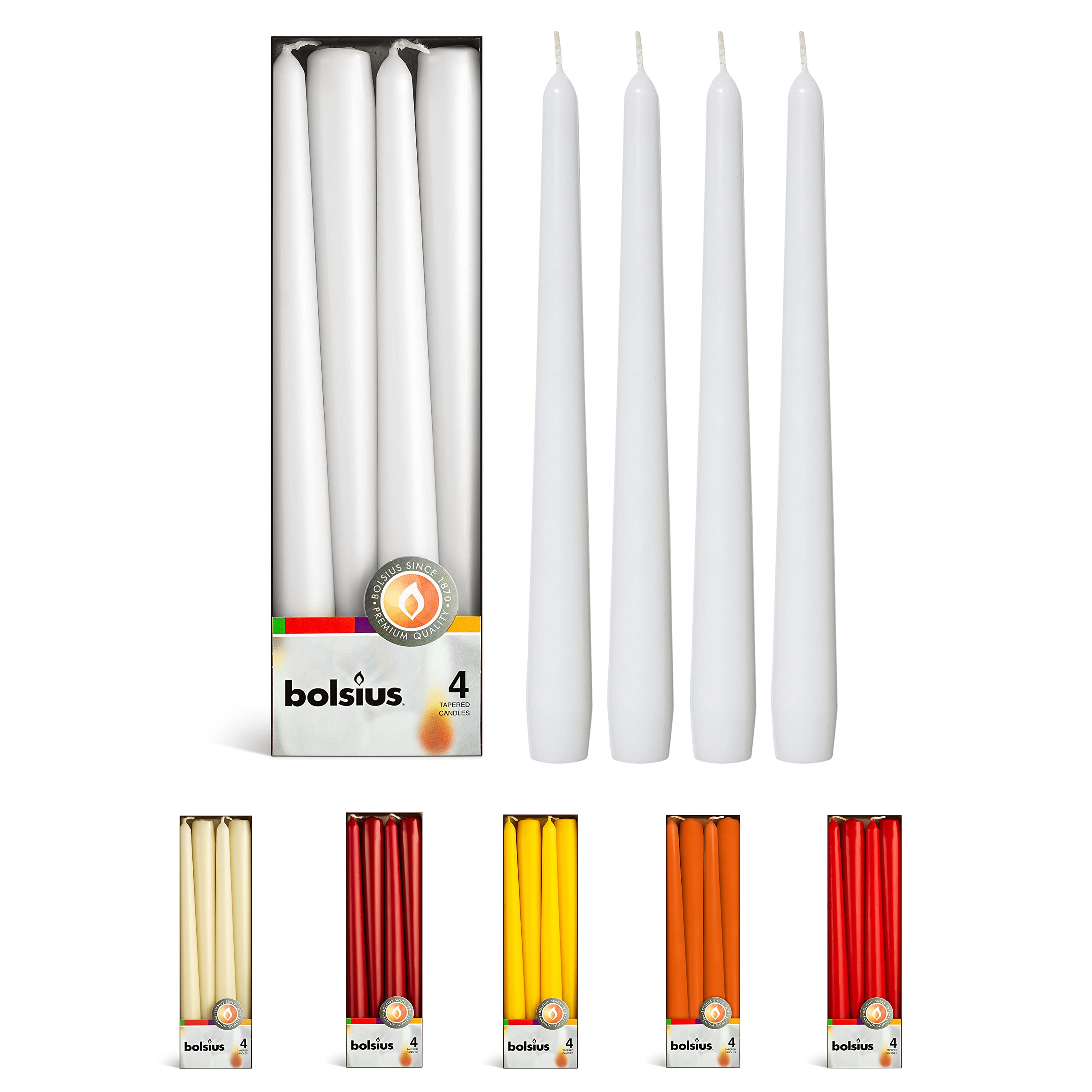 BOLSIUS Tapered Candles  - Like New