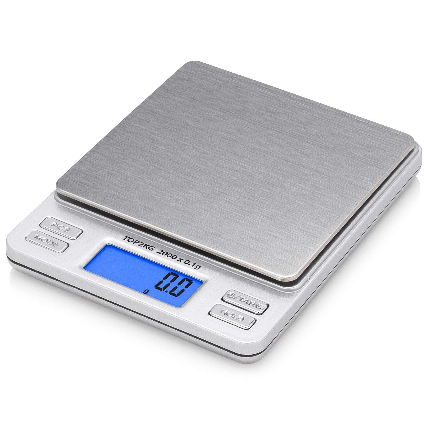 Smart Weigh Digital Pro Pocket Scale 2000g x 0.1gram,Jewelry Scale, Coffee Scale, Food Scale with Tare, Hold and Counting Function,Back-Lit LCD Display  - Like New