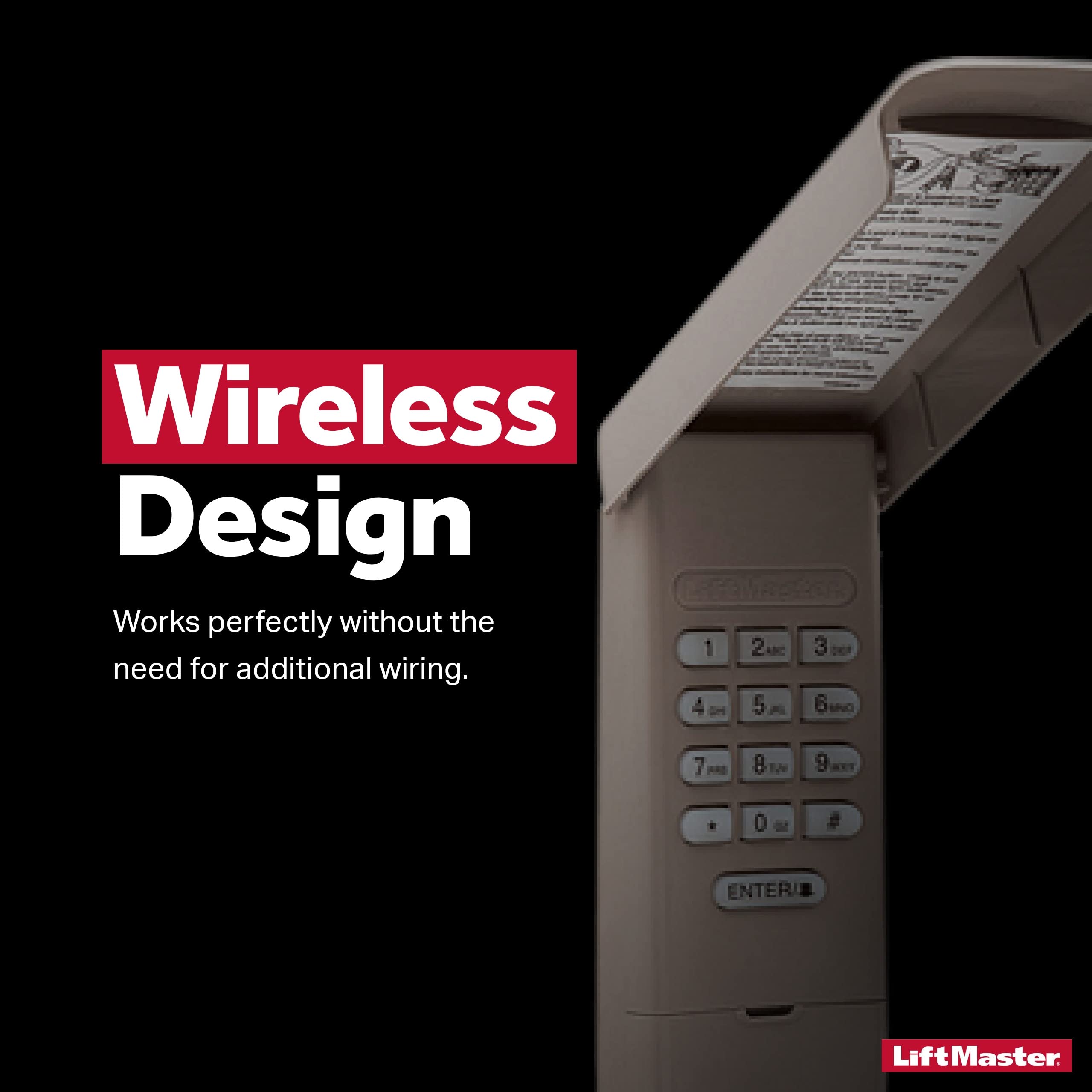 LiftMaster 877LM Wireless and Keyless Entry Keypad for Garage Door Openers and Gate Opener  - Very Good