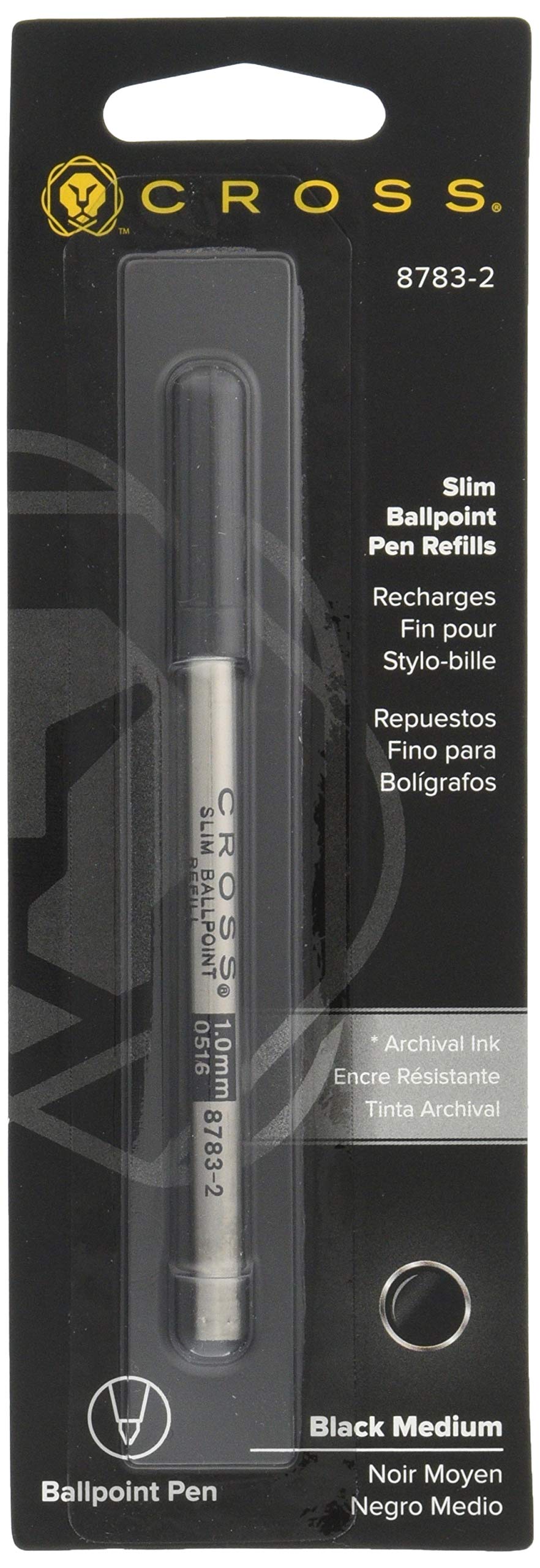 Cross Slim Medium Ballpoint Refill for Click Pens  - Like New