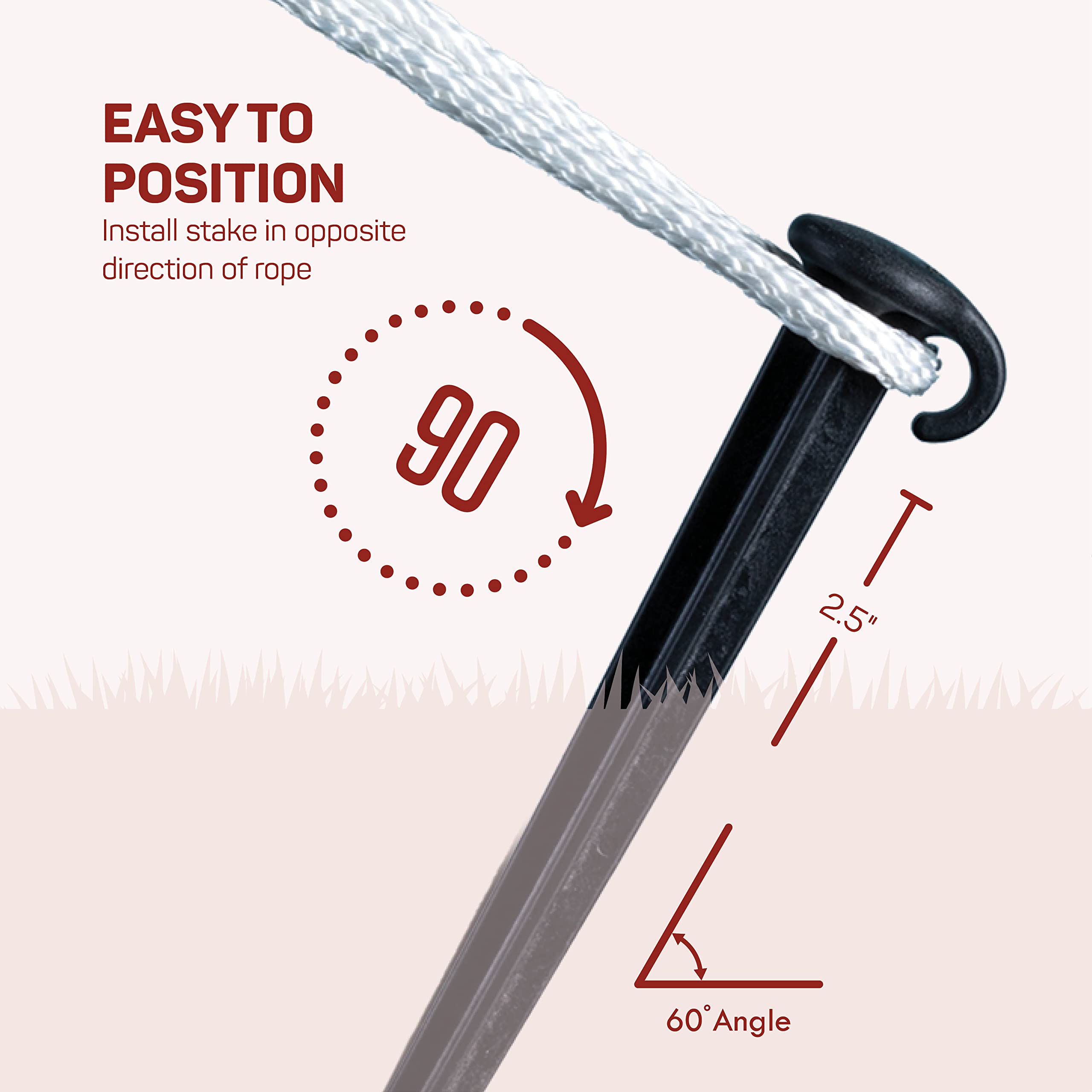 Tie-Down Stakes  - Like New