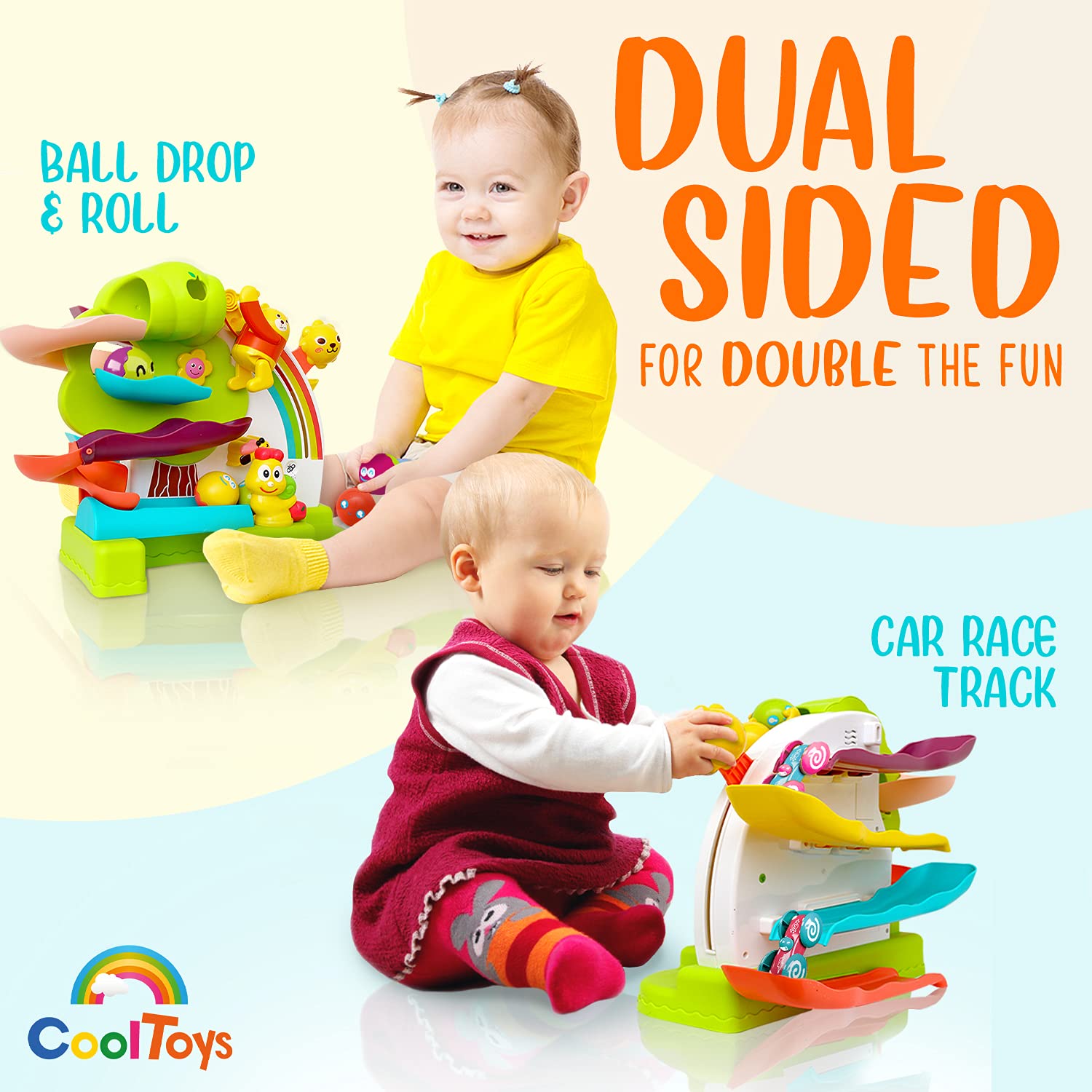 5 Layer Ball Drop and Roll Swirling Tower for Baby and Toddler Development Educational Toys  - Like New