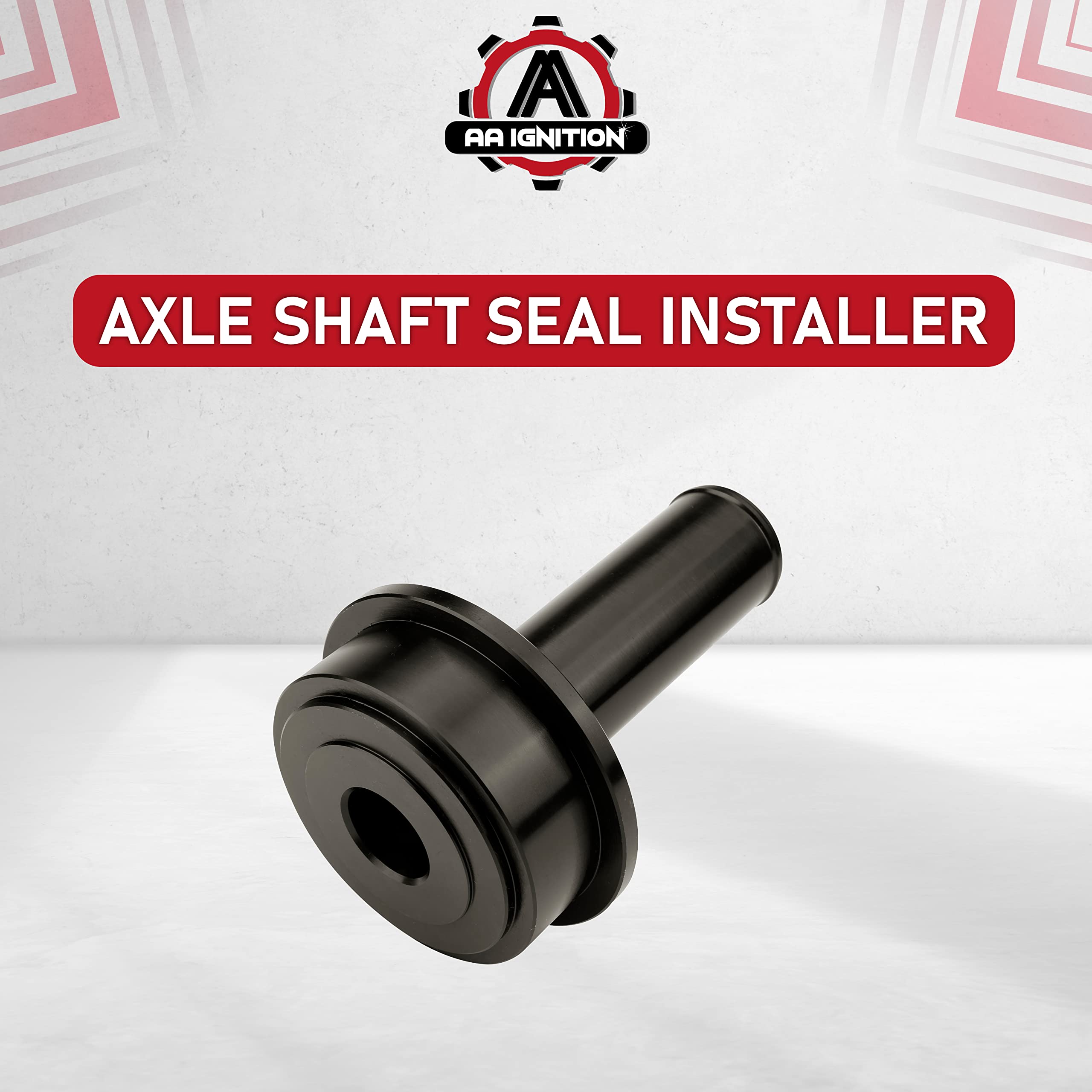 Axle Shaft Seal Installer - Compatible with Ford Vehicles - 1998-2004 F-250, F-350 Super Duty, F-450, F-550, Excursion 4x4 - Replaces 6695, T83T-3132-A1, 205-429 - Wheel Knuckle Vacuum Seal Tool Press  - Like New