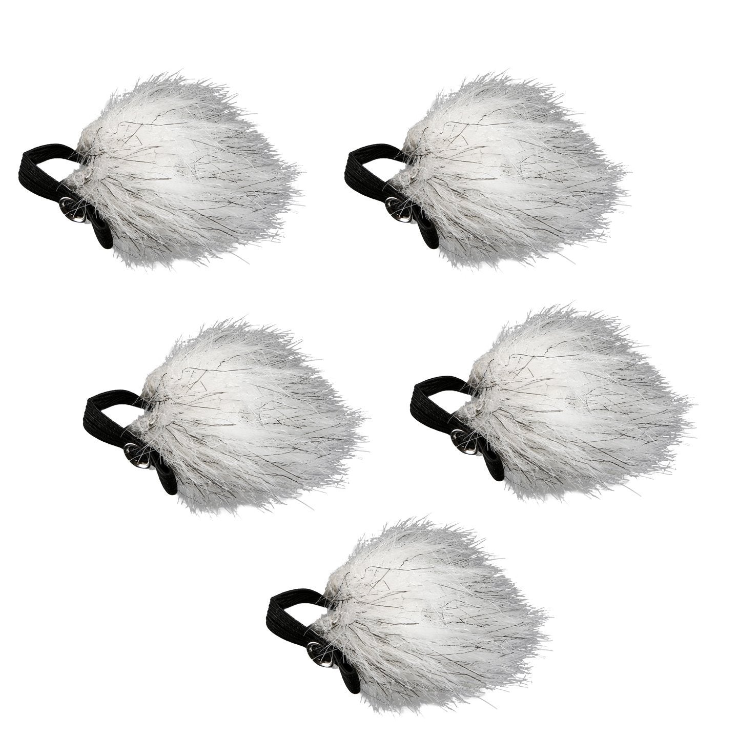 Movo Universal Furry Outdoor Microphone Windscreen Muff (5 Pack)  - Like New