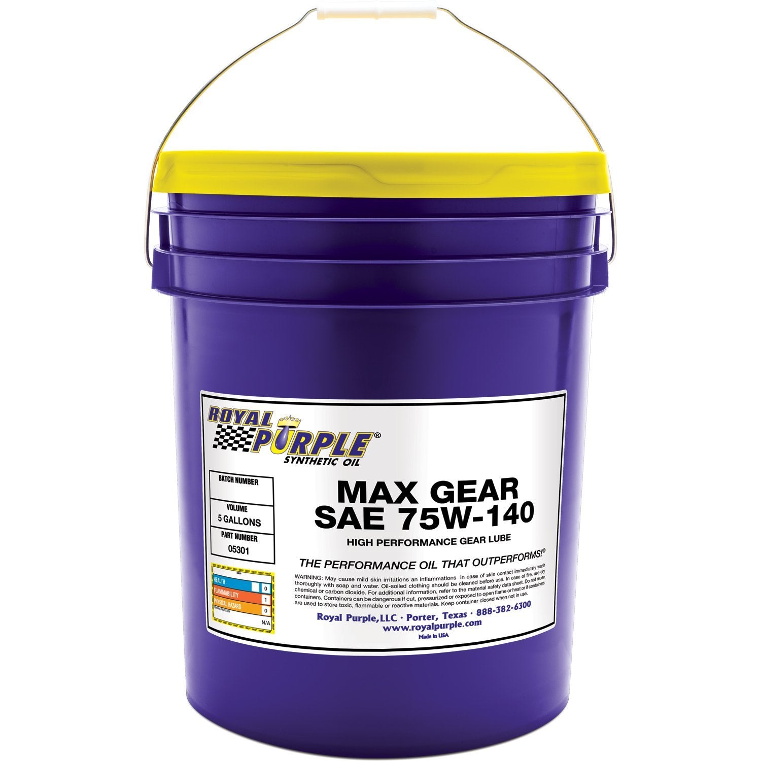 Royal Purple Max Gear 75W-140 High Performance Synthetic Automotive Gear Oil