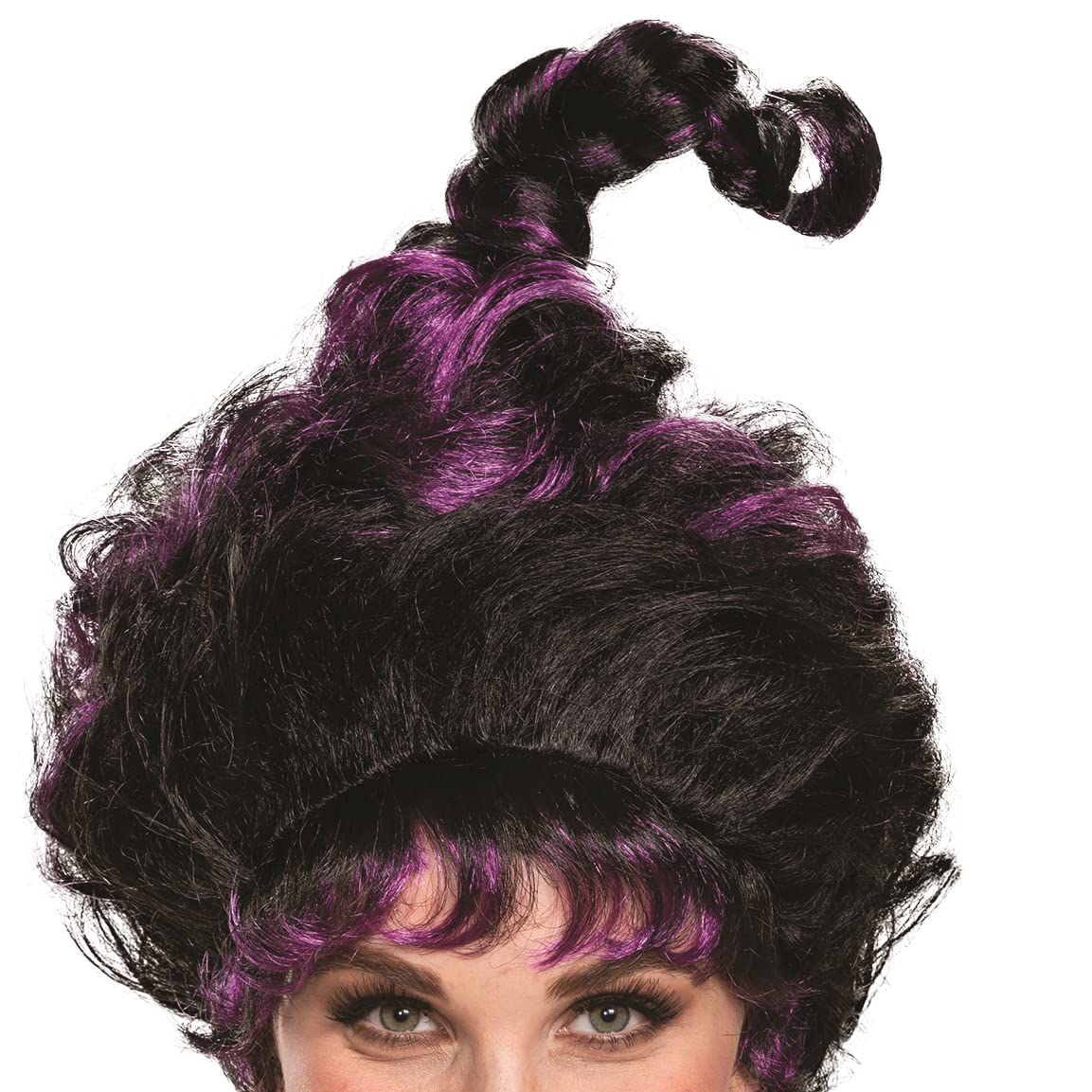 Disney Hocus Pocus Mary Deluxe Wig Costume Accessory, Black, Adult Size