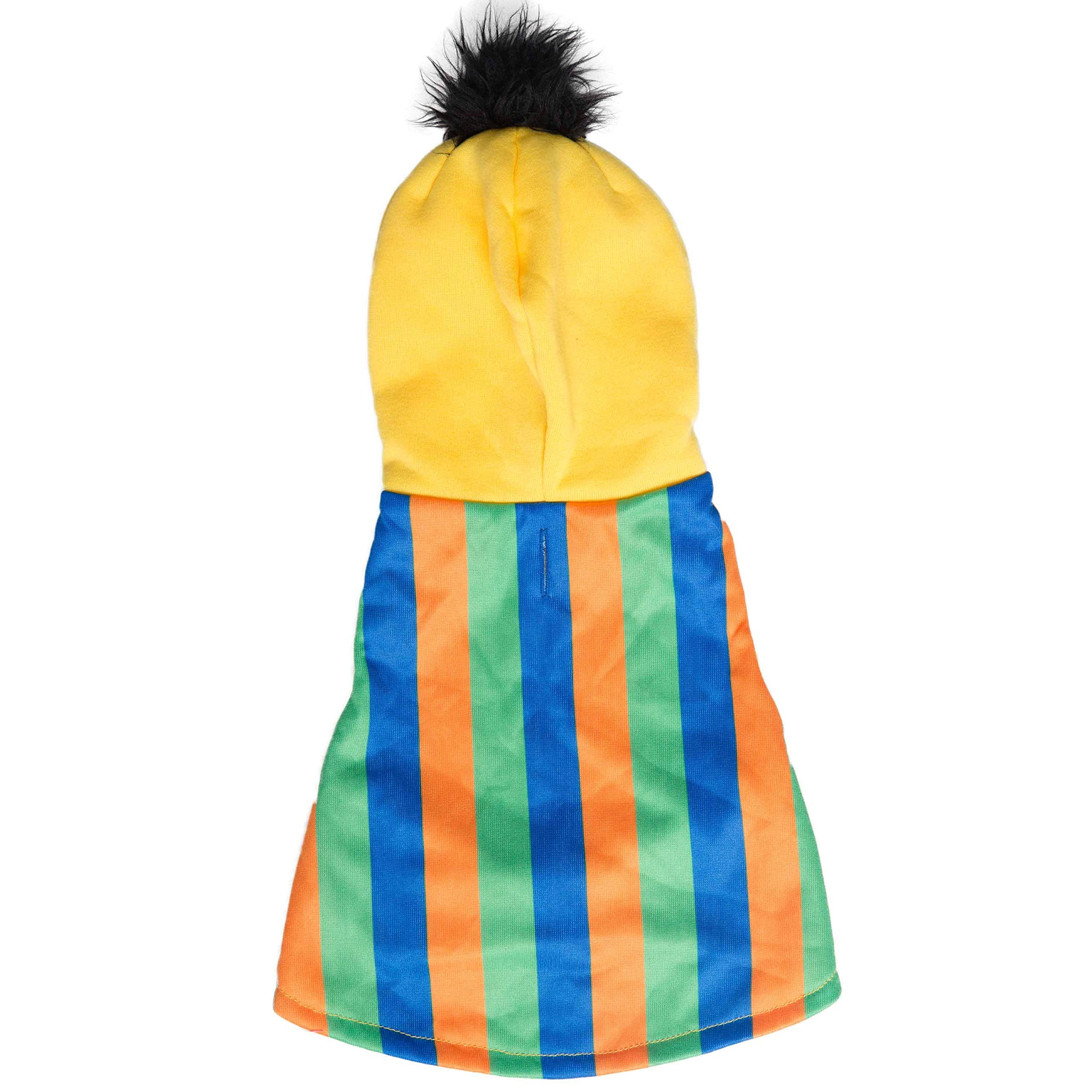 Pet Krewe Bert Costume - Sesame Street Bert Dog Costume - Fits Small, Medium, Large and Extra Large Pets - Perfect for Halloween, Christmas Holiday, Parties, Photoshoots, Gifts for Dog Lovers  - Like New