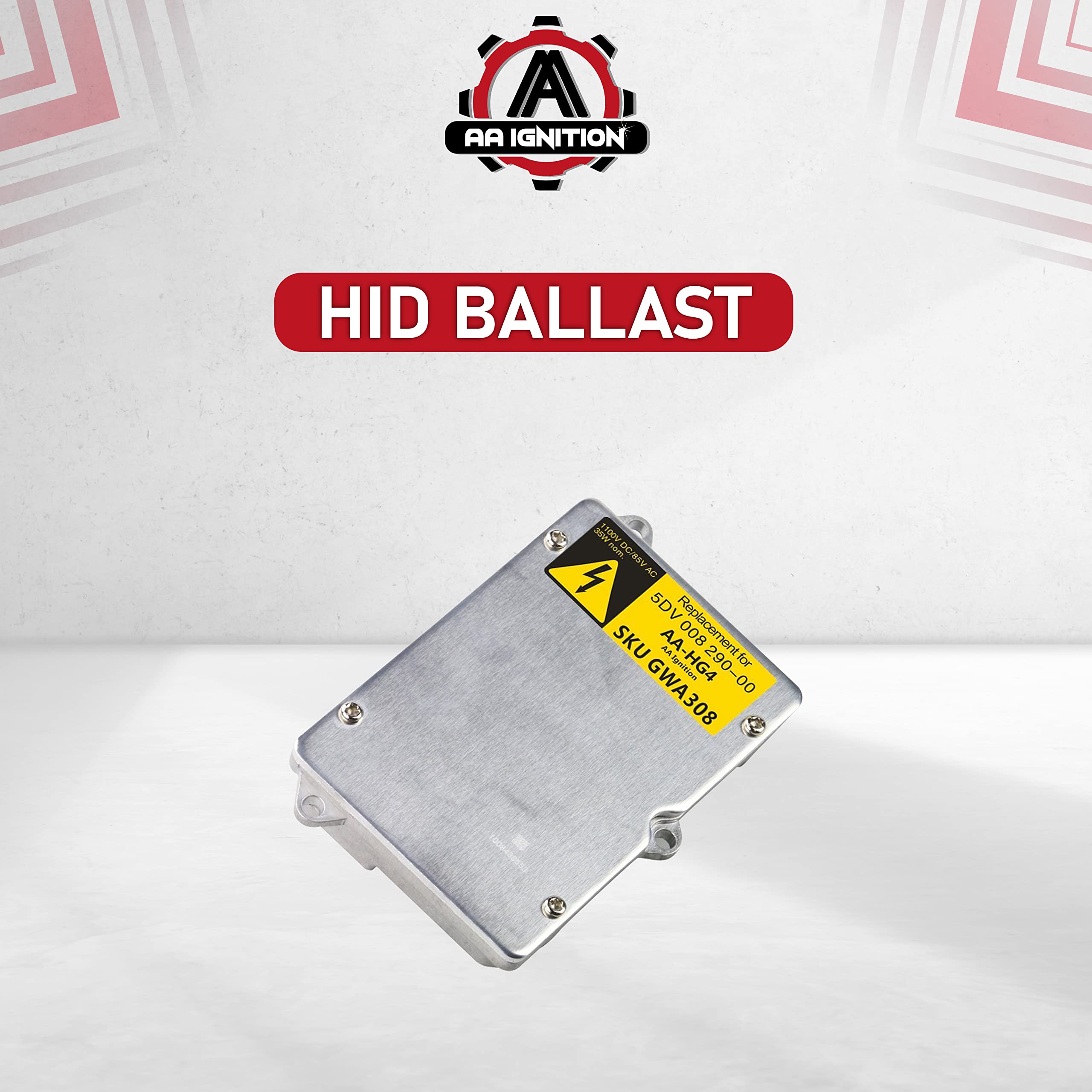 HID Xenon Headlight Ballast - Control Module - Replaces 63126907488, 63120150614, 05103356AA - Compatible with BMW, Audi, Mercedes-Benz Vehicles & More - X5, Z4, 545i, Pacifica, 9-3, A6, A8, S6, S8  - Very Good