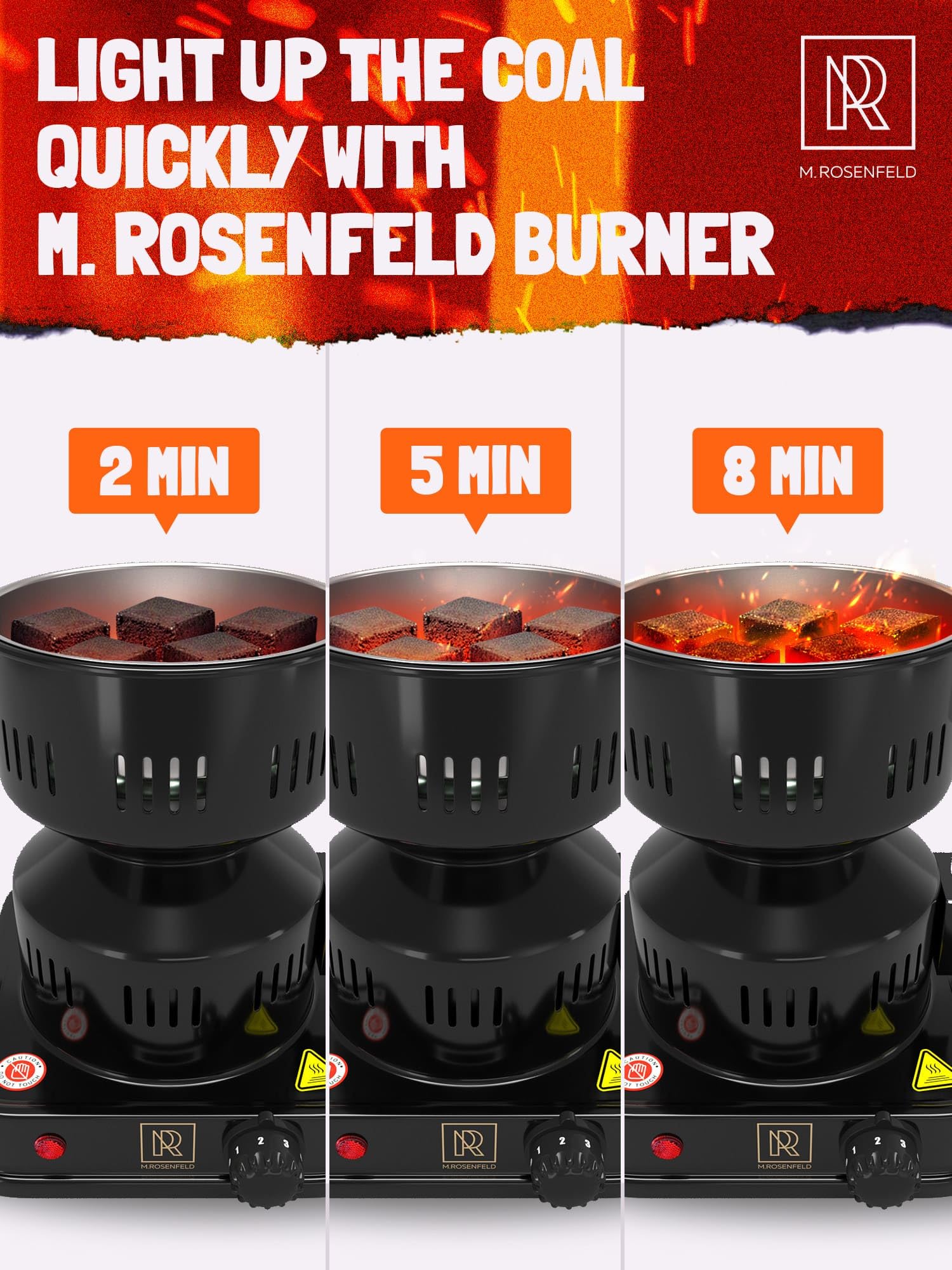 Hookah Coal Burner for Hookah � Premium FIRE Tower Multipurpose Electric Stove for Hookah Coals Burner for Shisha, Free Hookah Tongs, overheat Protection, Hookah Charcoal Burner for Hookah Cubes  - Acceptable