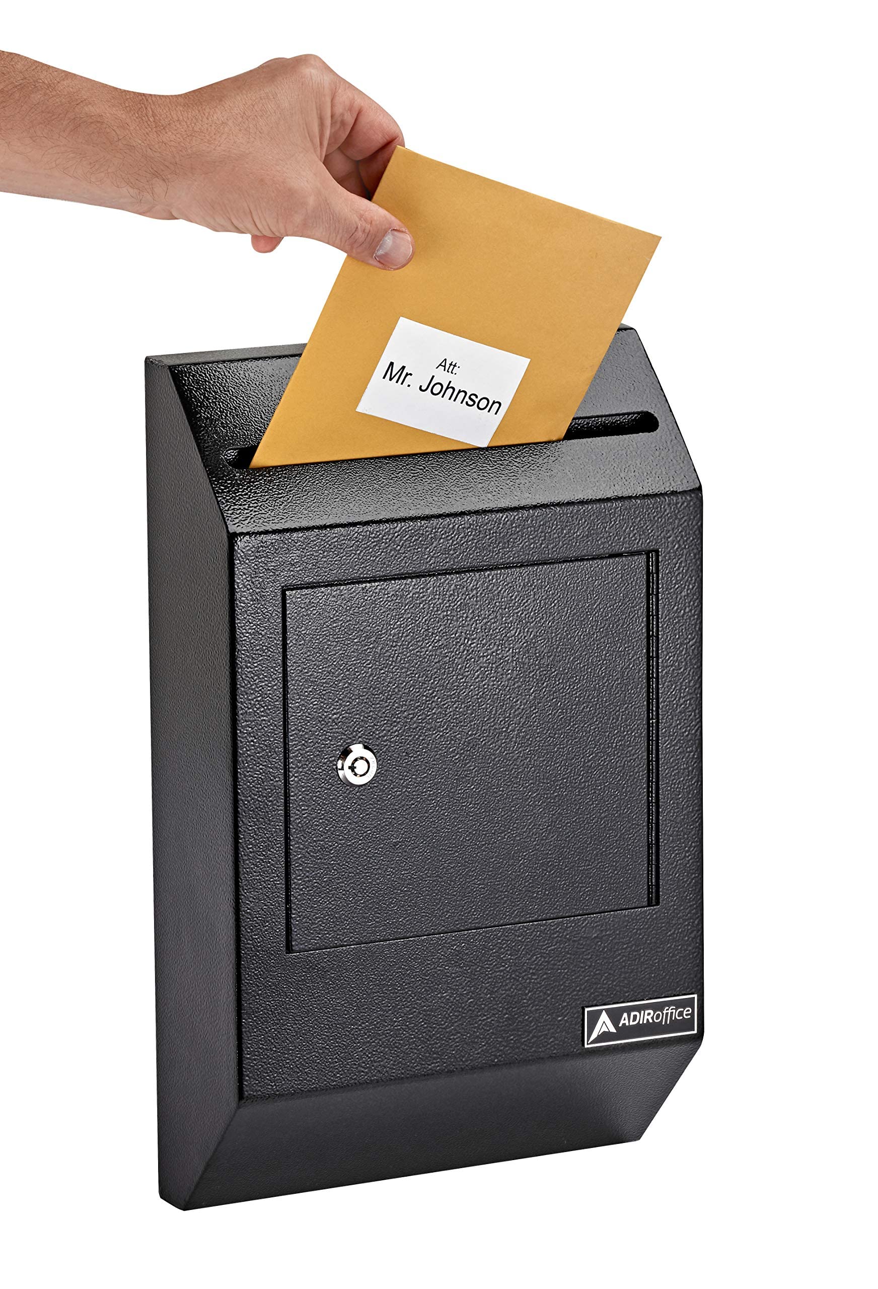 AdirOffice Drop Box - Heavy Duty Secured Storage with Lock - for Commercial Home Office or Business Use - Variation  - Very Good