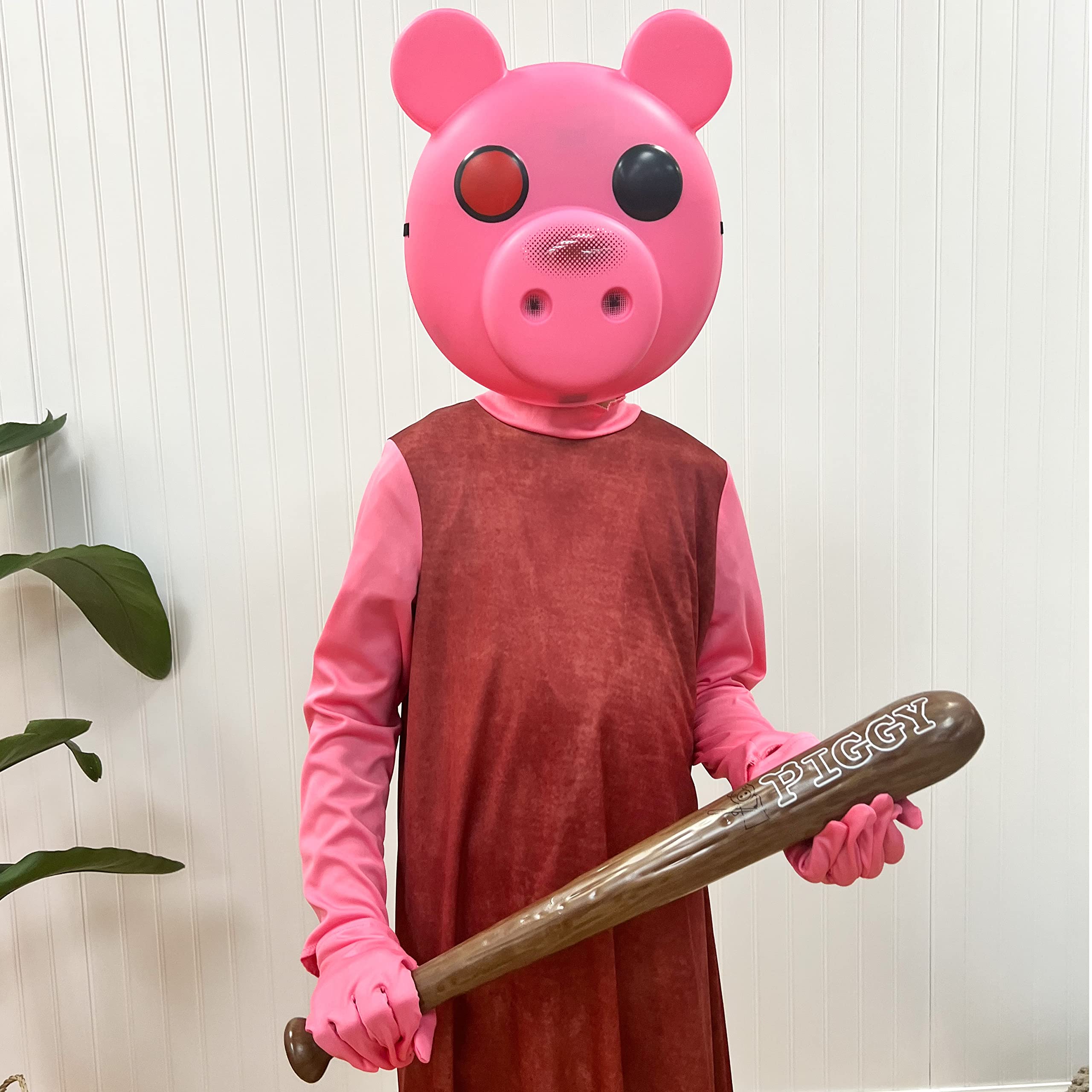 Piggy Costume for Kids, Official Piggy Video Game Costume Outfit and Mask