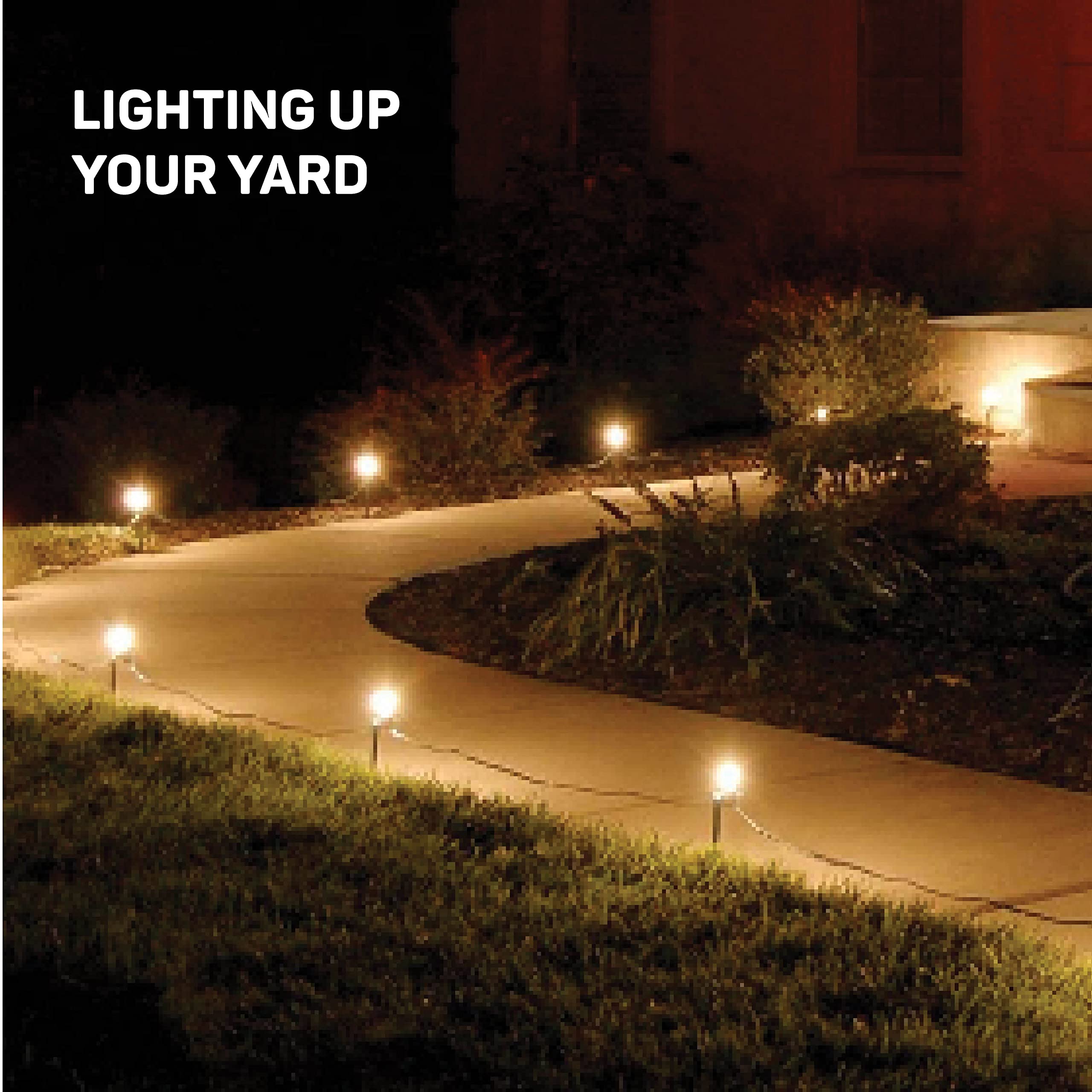 Plastic Light Stakes 4.5 Inch Christmas Yard Stakes for c7 c9 Christmas Lights Outdoor - Christmas Light Stakes for Outdoor Christmas Lights Use on Yards, Driveways, walkways - Black  - Like New