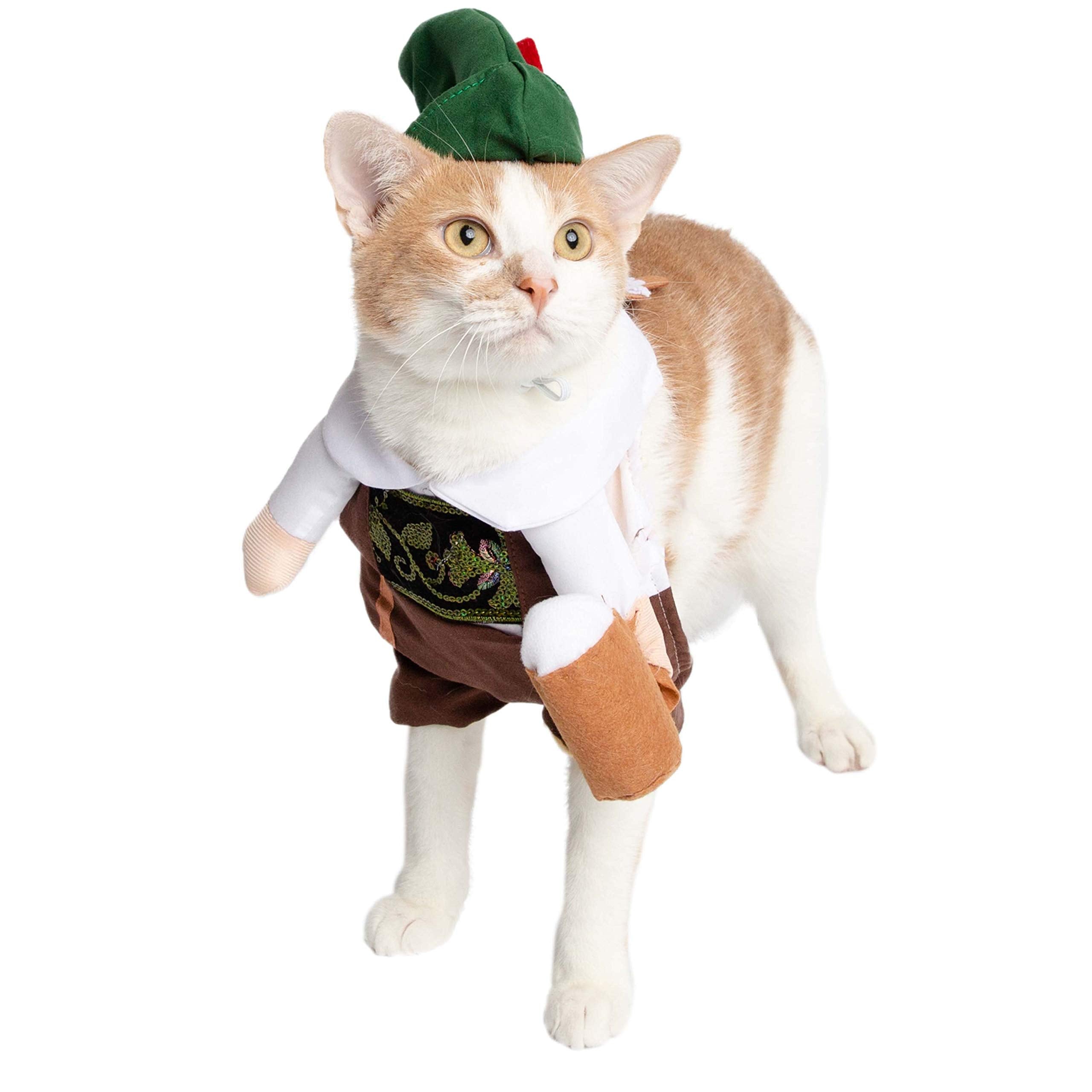 Pet Krewe German Oktoberfest Dog Costume & Cat Costume Medium - Barktoberfest Halloween Dog Costume - Perfect for Halloween, Christmas Holiday, Parties, Photoshoots, Gifts for Dog & Cat Lovers  - Like New