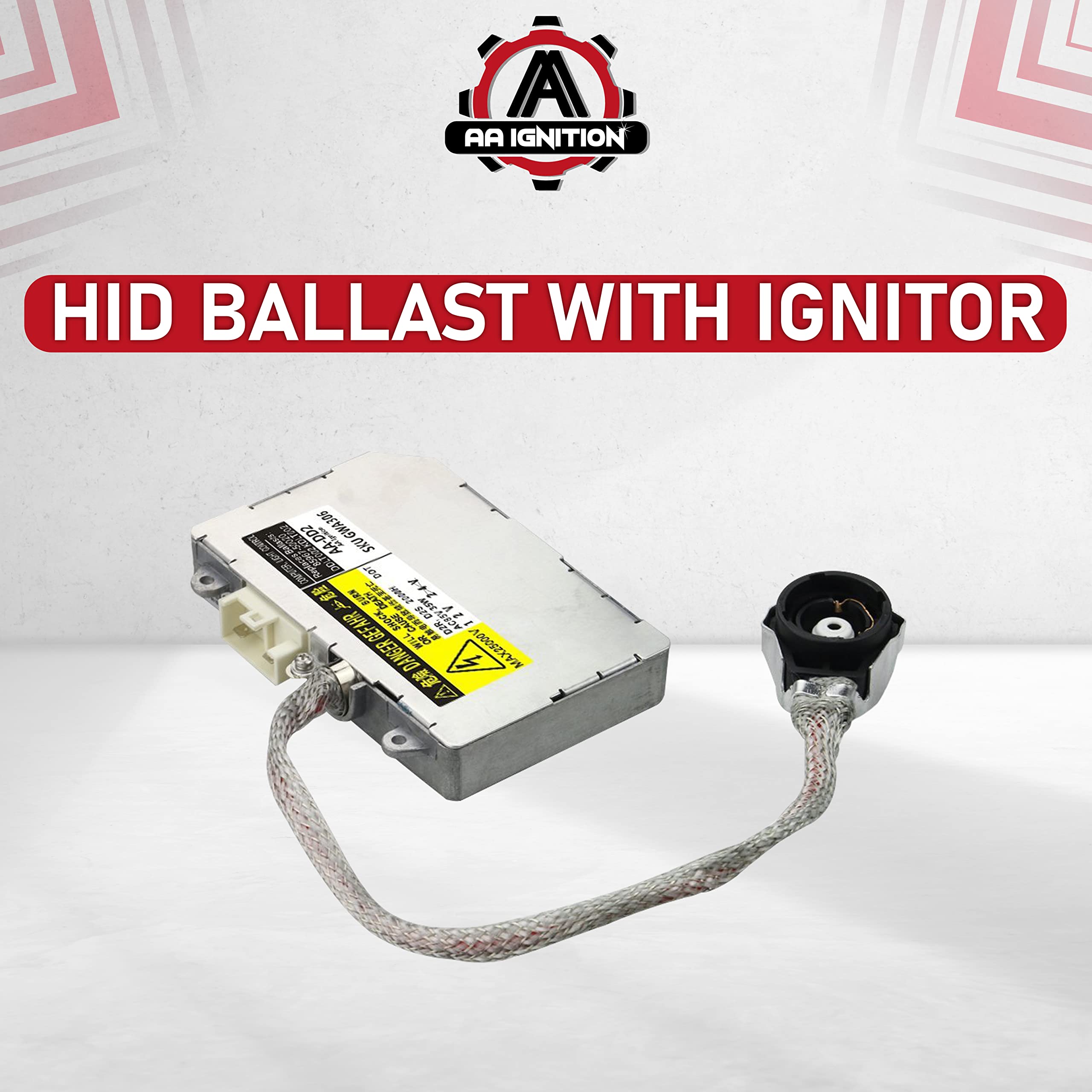 HID Ballast with Ignitor - Headlight Control Unit Module - Replaces 85967-0E020, 81107-2D020, DDLT002, KDLT002 - Compatible with Toyota & Lexus Vehicles - Prius, Avalon, Sienna, ES300, ES330, LS430  - Very Good